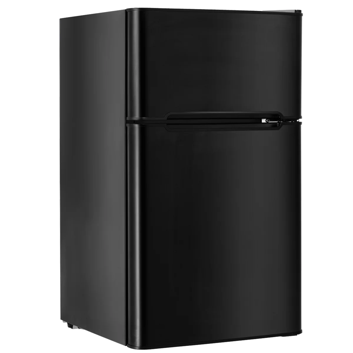 3.2 Cu Ft Compact Stainless Steel Refrigerator, Black - Image 4
