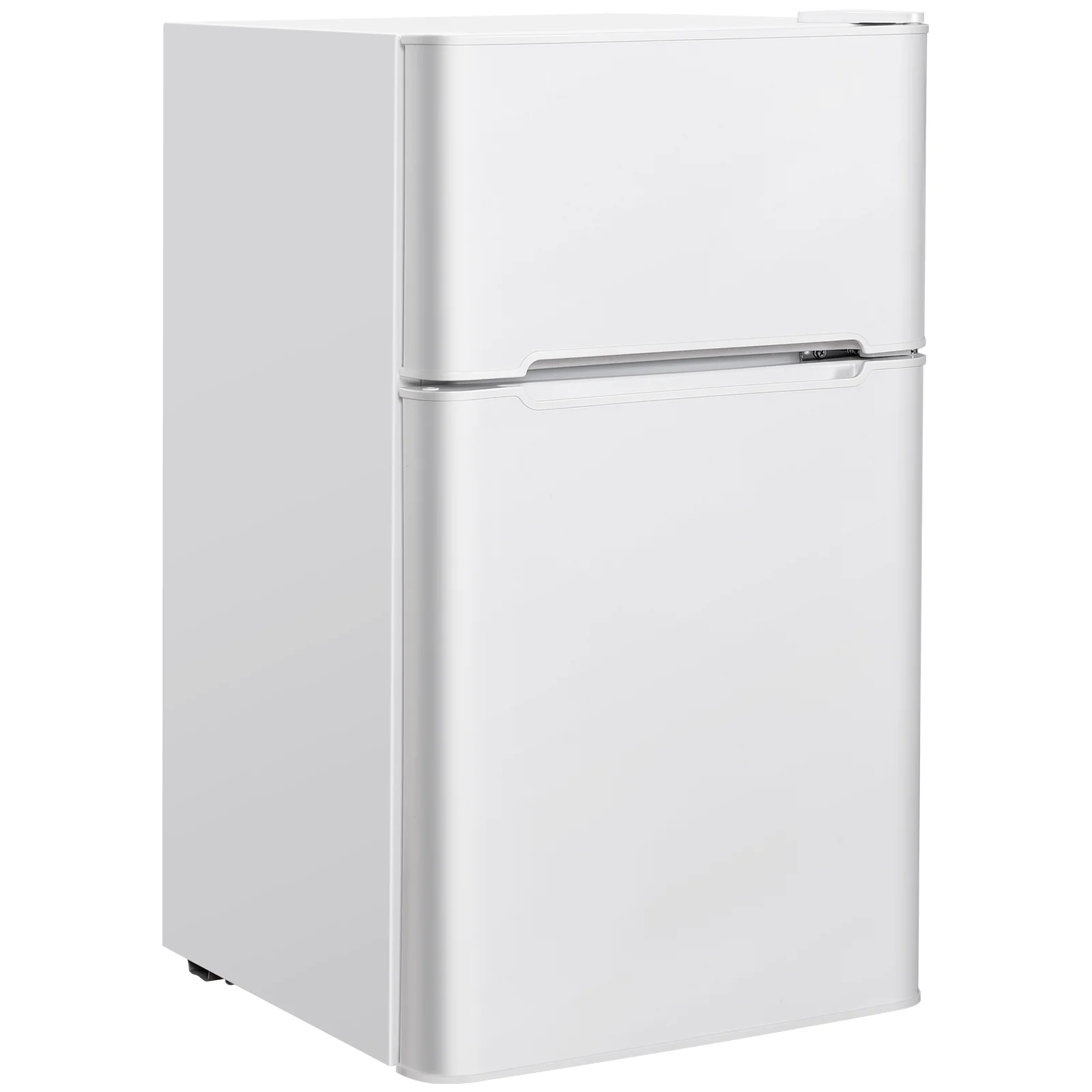 3.2 cu ft. Compact Stainless Steel Refrigerator, White - Image 4