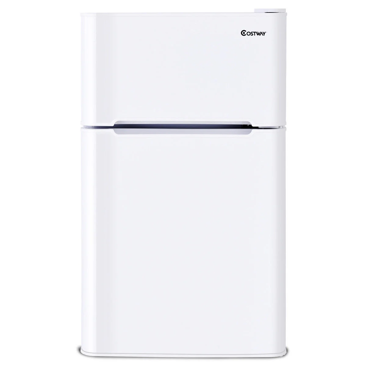 3.2 cu ft. Compact Stainless Steel Refrigerator, White - Image 5