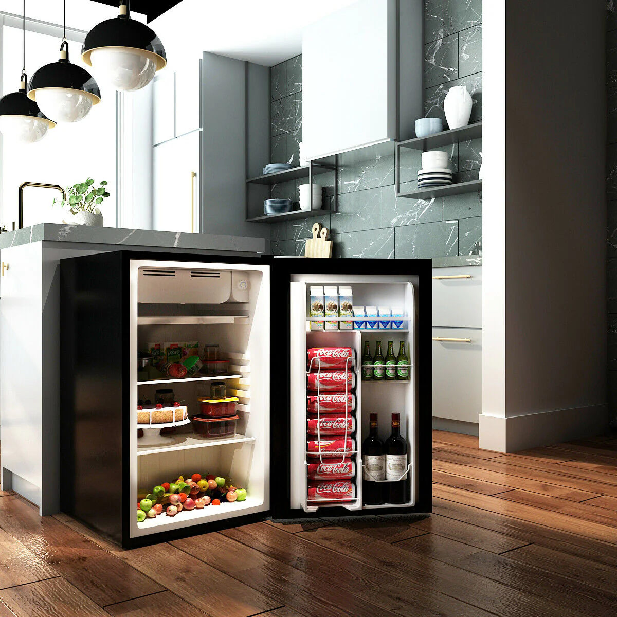 3.2 Cu.Ft. Mini Dorm Compact Refrigerator, Black - Image 8