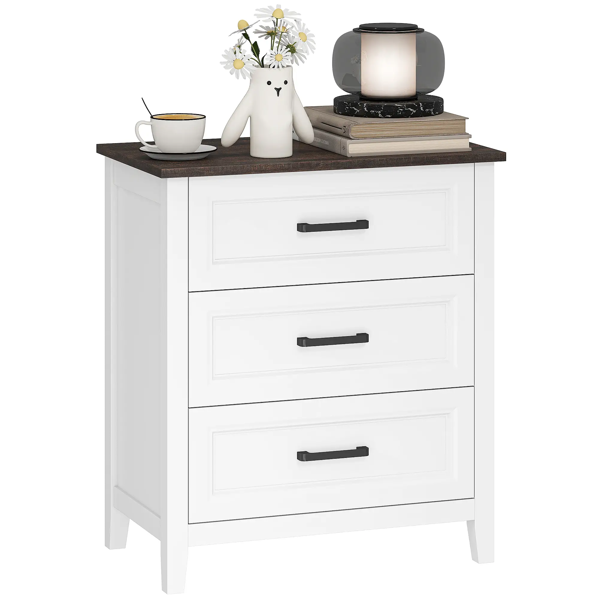 3 Drawer Dresser Chest For Bedroom Storage Chest Of Drawers - Image 10