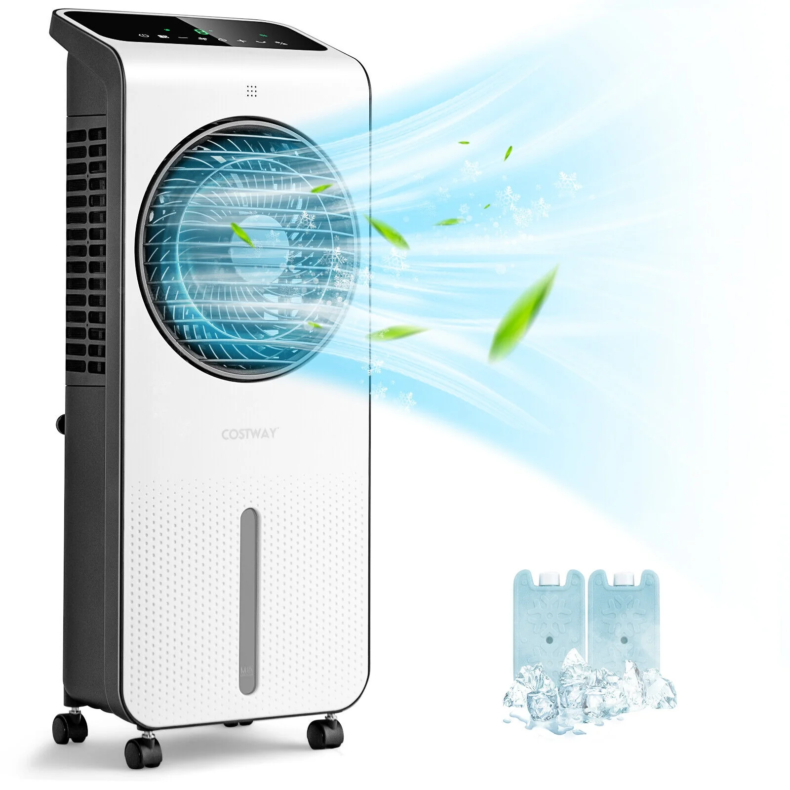 3-In-1 Evaporative Air Cooler, 12H Timer Remote, White - Image 5