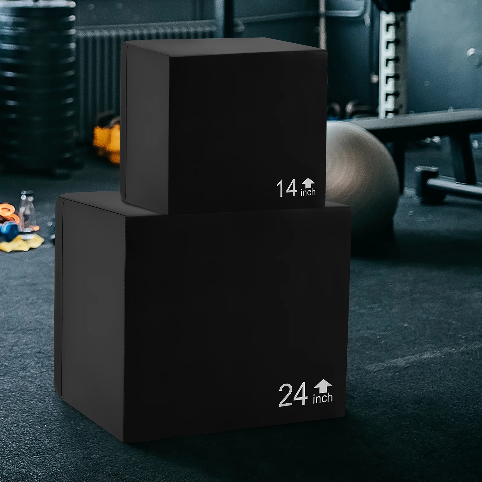 3 In 1 Foam Plyometric Box, 16 Inches, 3 Heights, Easy To Clean PU Cover - Image 8