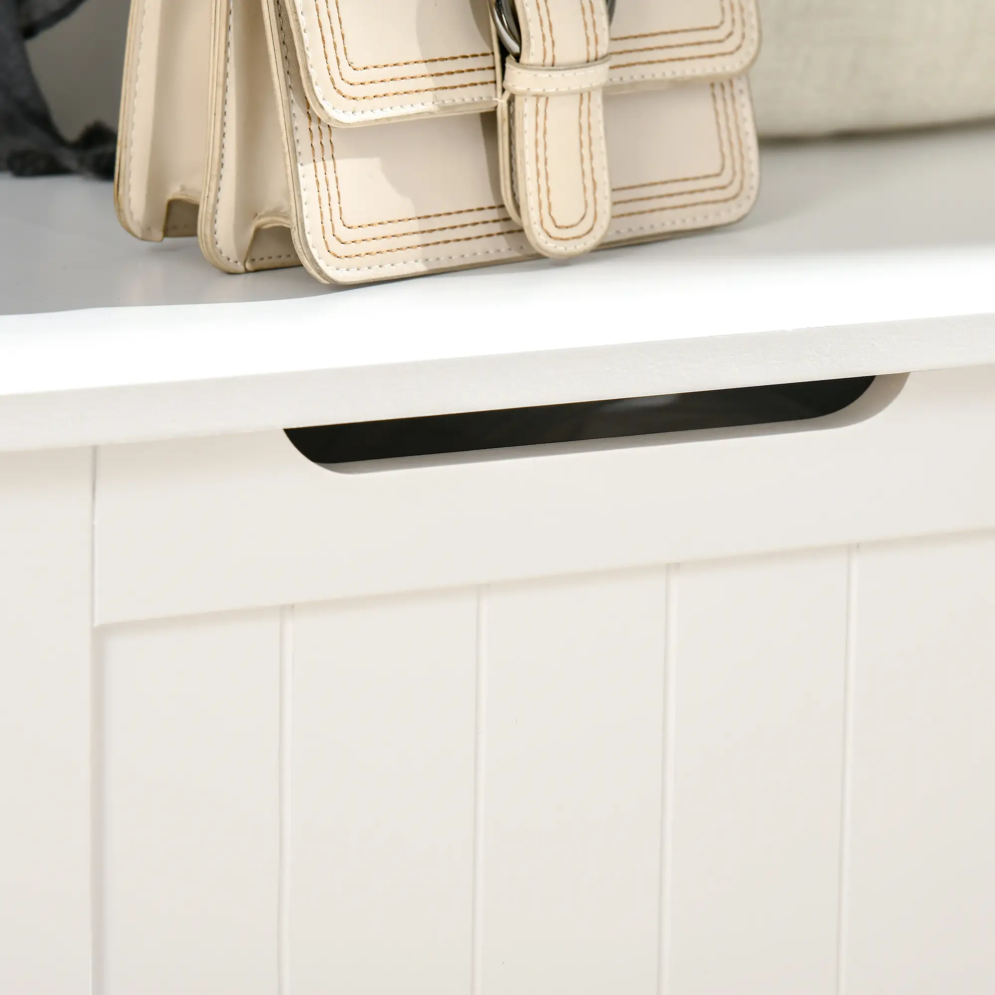 3-In-1 Hall Tree, Coat Rack, Shoe Storage, Bench Seat, Entryway Bench, 4 Hooks - Image 9