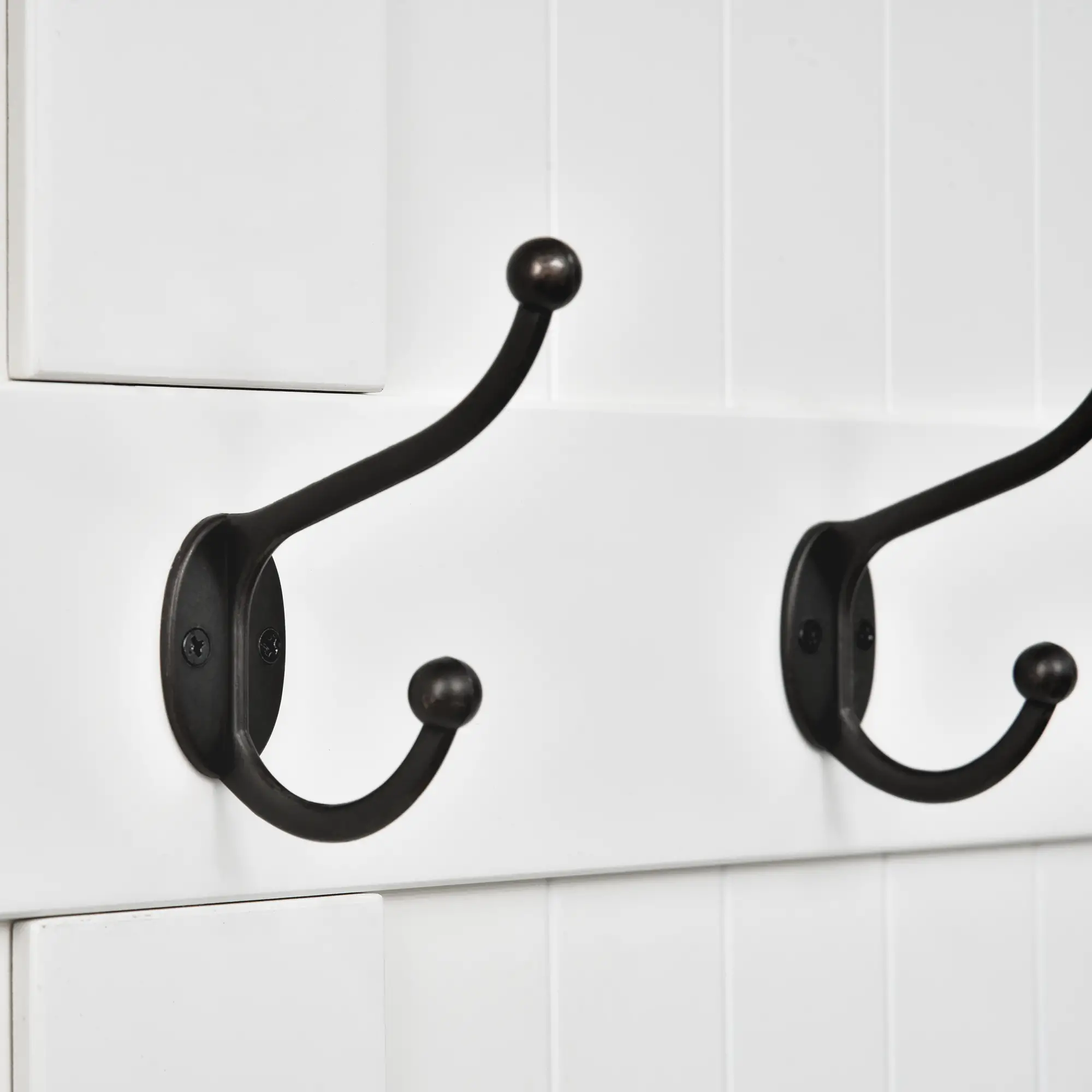 3-In-1 Hall Tree, Coat Rack, Shoe Storage, Bench Seat, White - Image 11