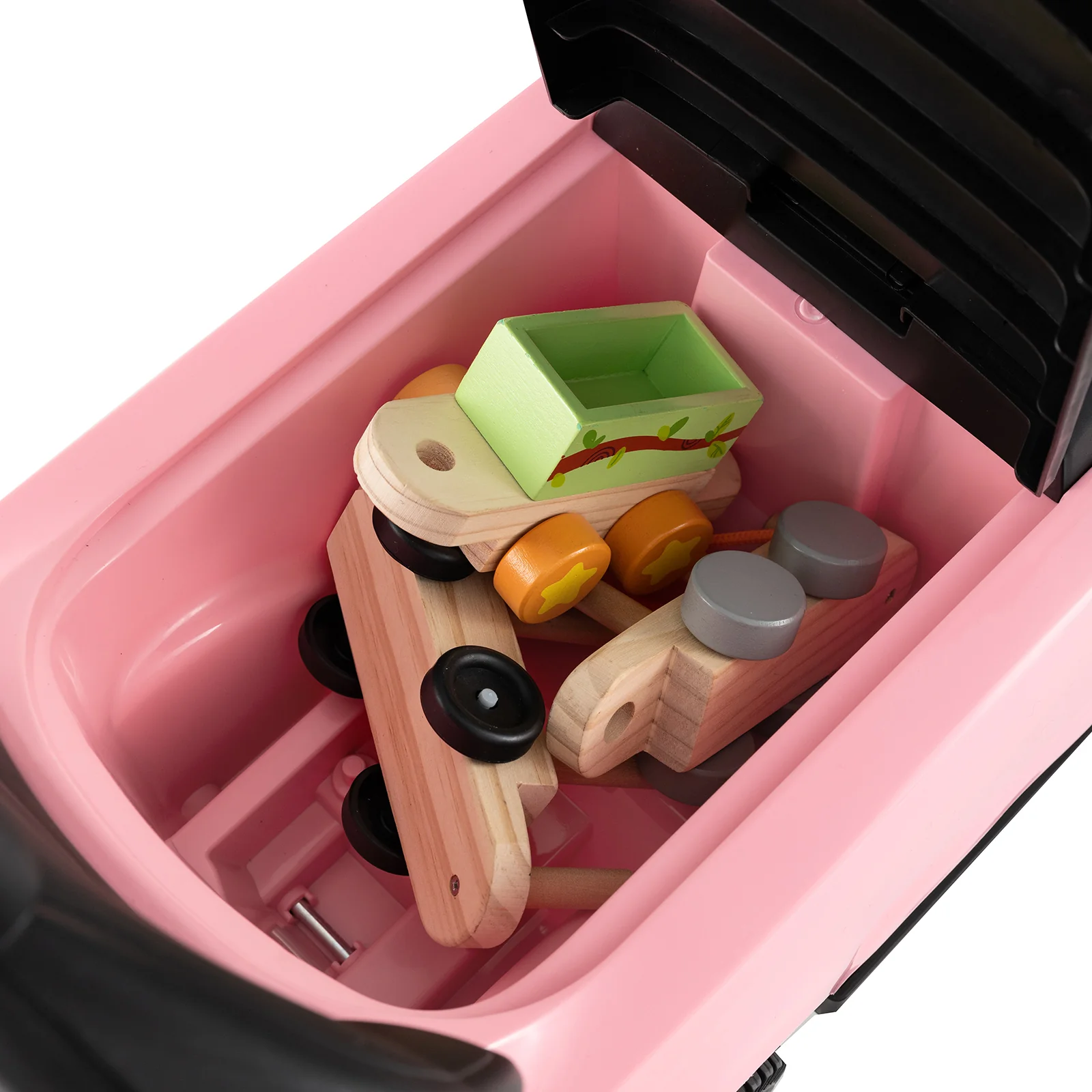 3 In 1 Push Car With Removable Handle, Guardrail, 18-36 Months, Pink - Image 7
