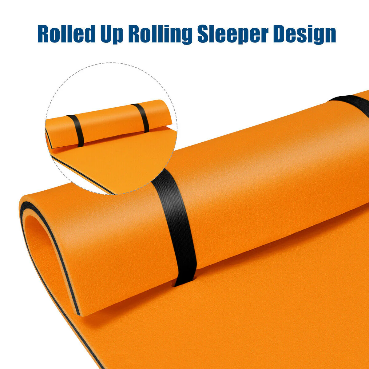 3-Layer Tear-Proof Water Mat, Orange - Image 8