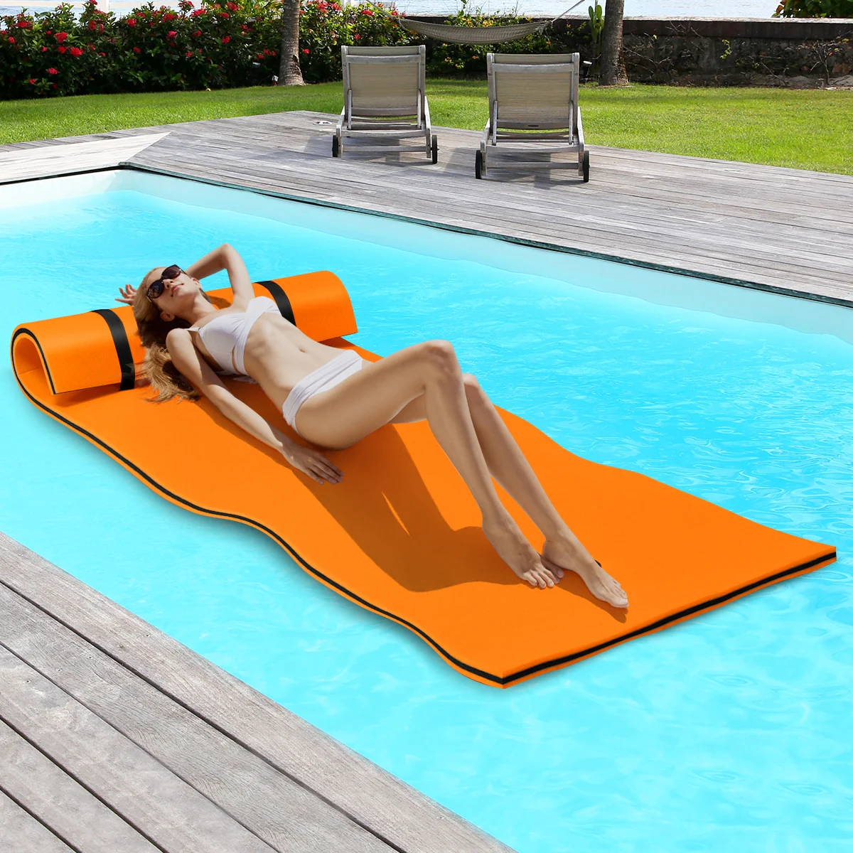 3-Layer Tear-Proof Water Mat, Orange - Image 9