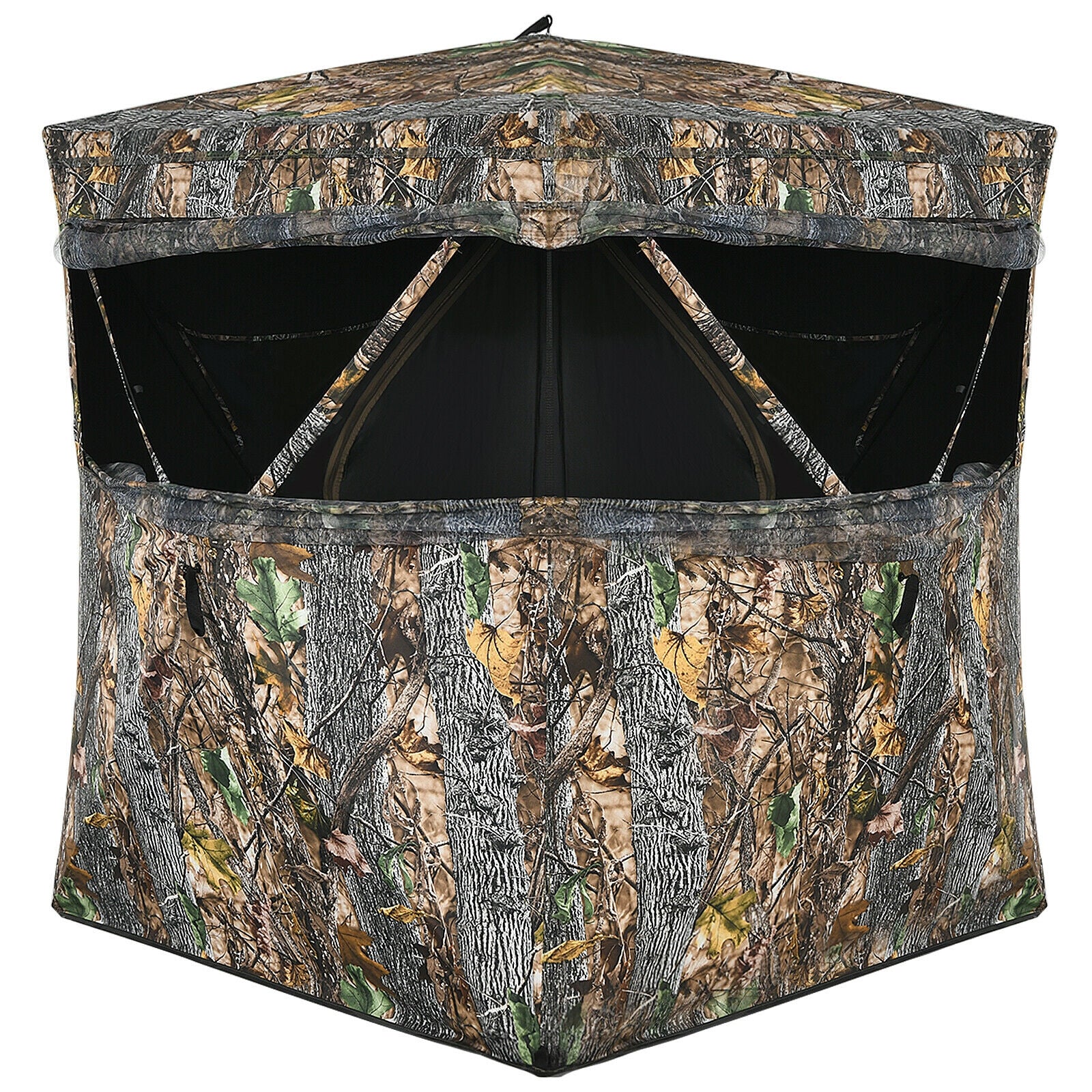 3 Person Portable Tent, Slide Mesh Window, Camouflage - Image 4