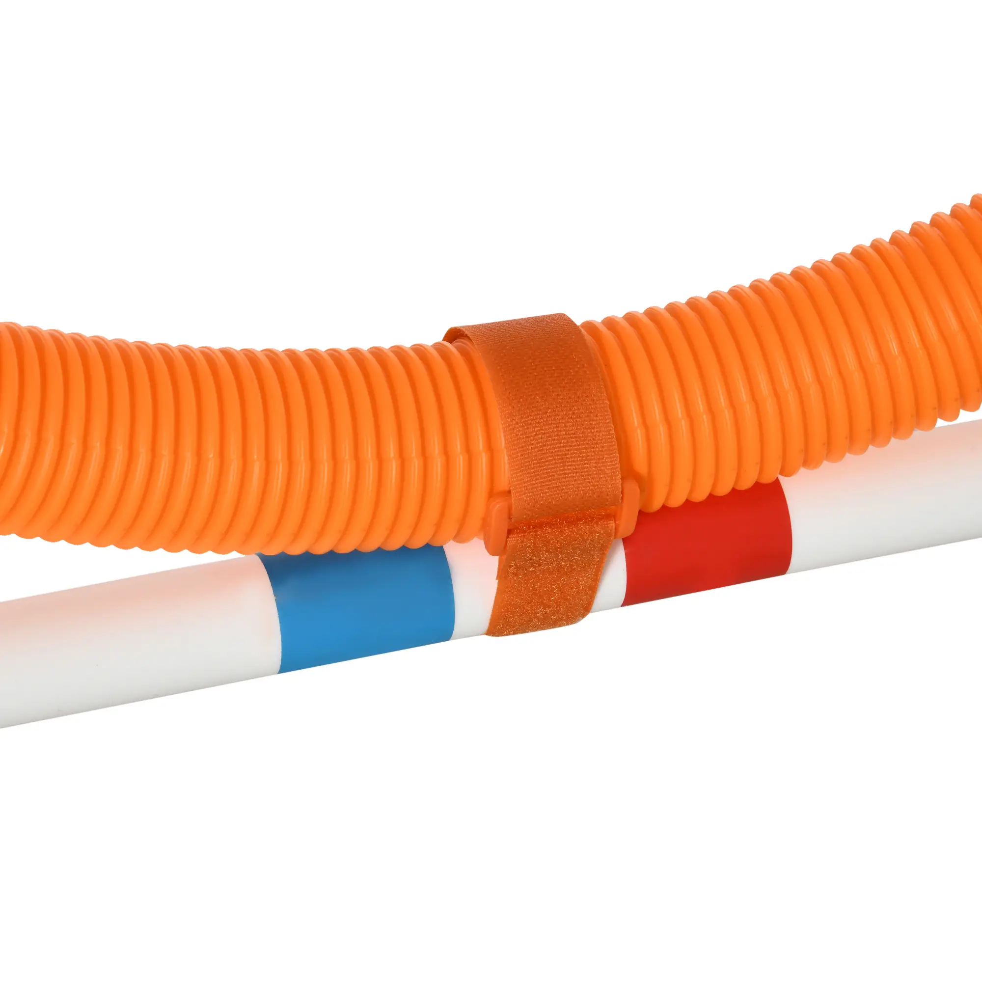 3 Piece Dog Agility Training Set, High Jump, Jumping Ring, Weave Poles, Storage Bag, White, Orange, Blue - Image 10