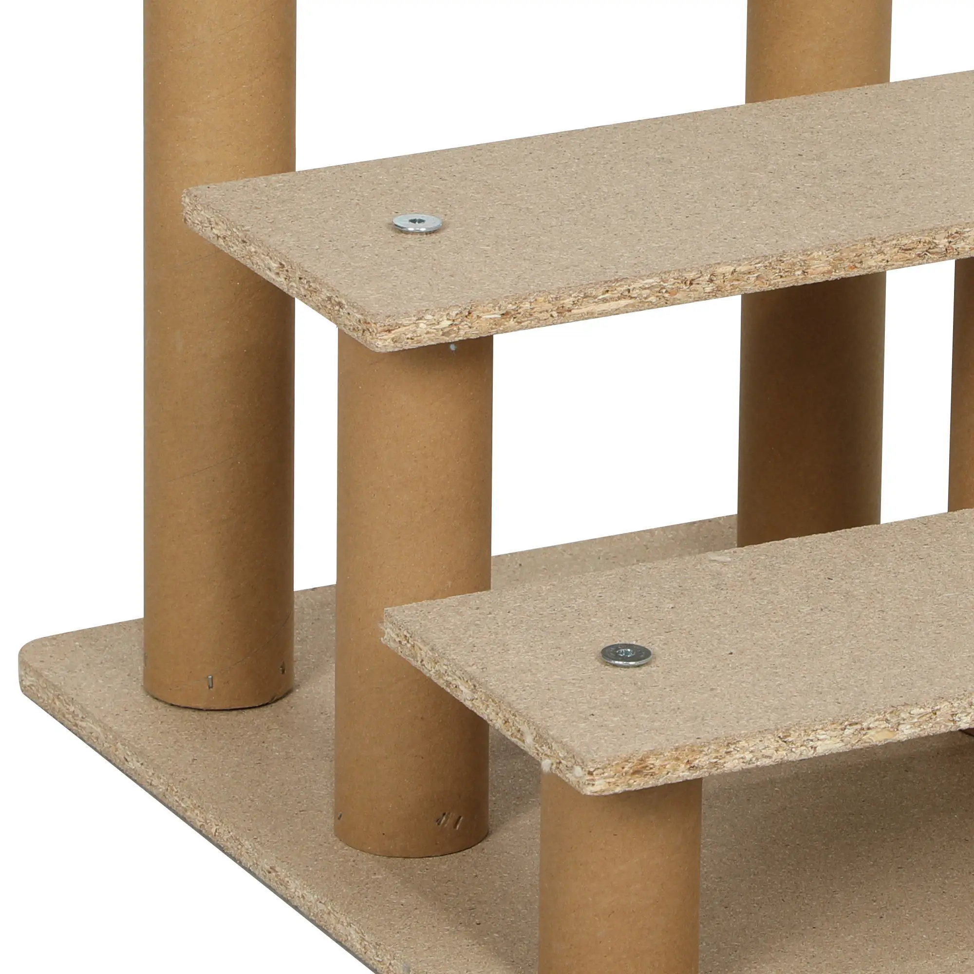 3-Step Dog Ramp for Sofa, Bed, Couch, Removable Cover, Light Grey - Image 9