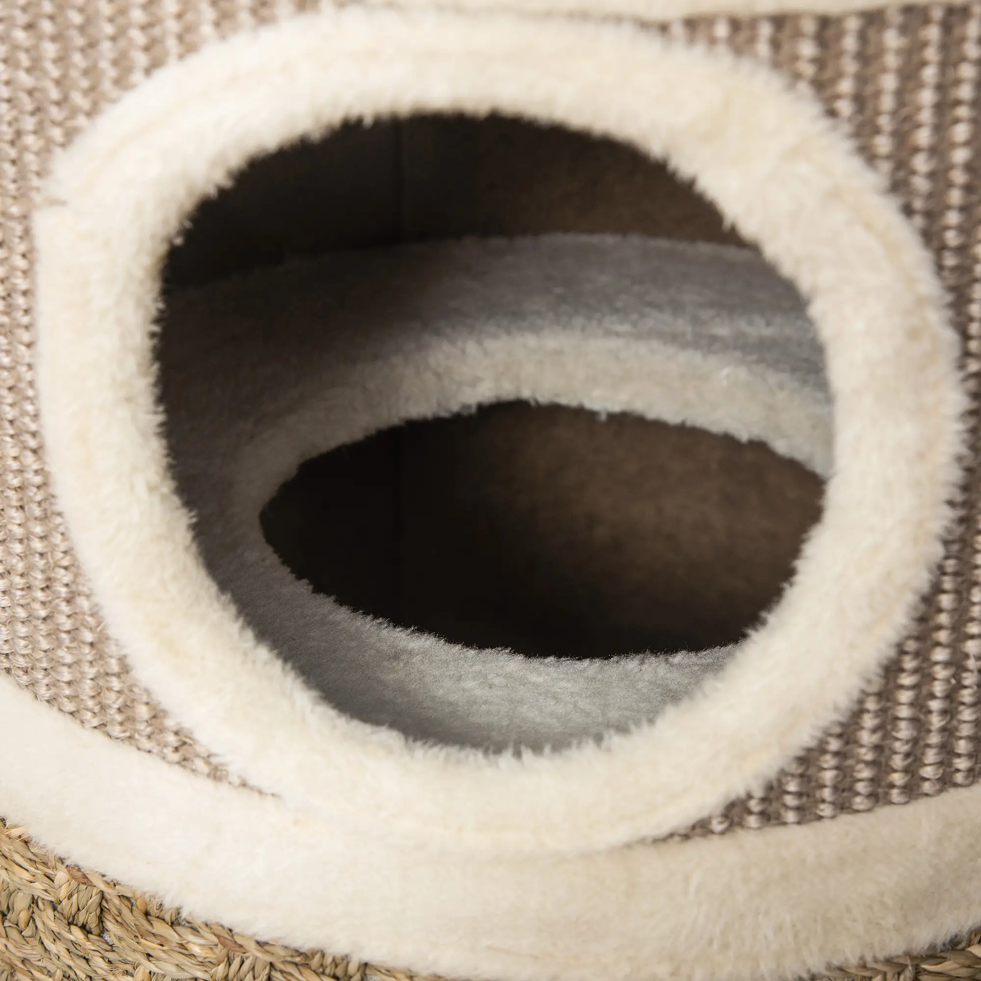 3 Story Cat Condo with Sisal Scratching Surface, 15" x 28", Khaki Brown - Image 11