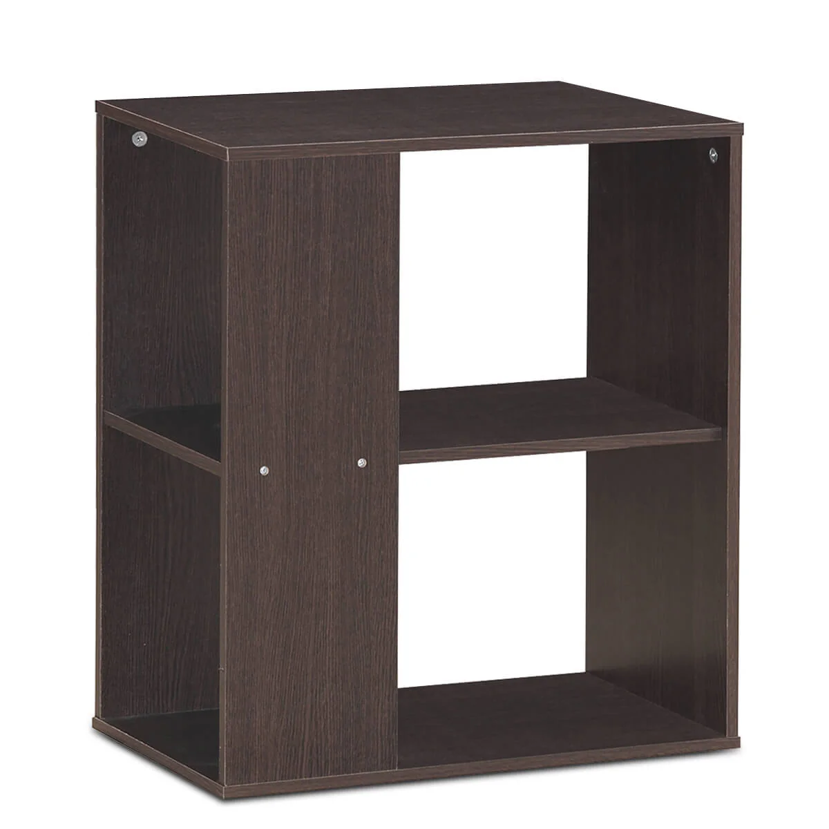 3-Tier Side Table With Storage Shelves, Brown - Image 4