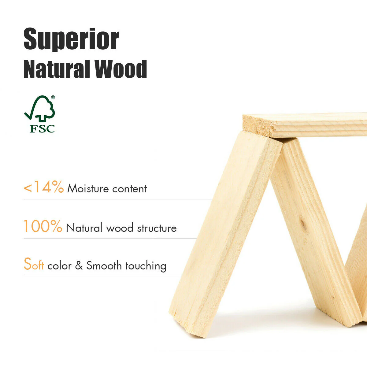 3-Tier Wooden Shoe Organizer With Seat, Natural - Image 10