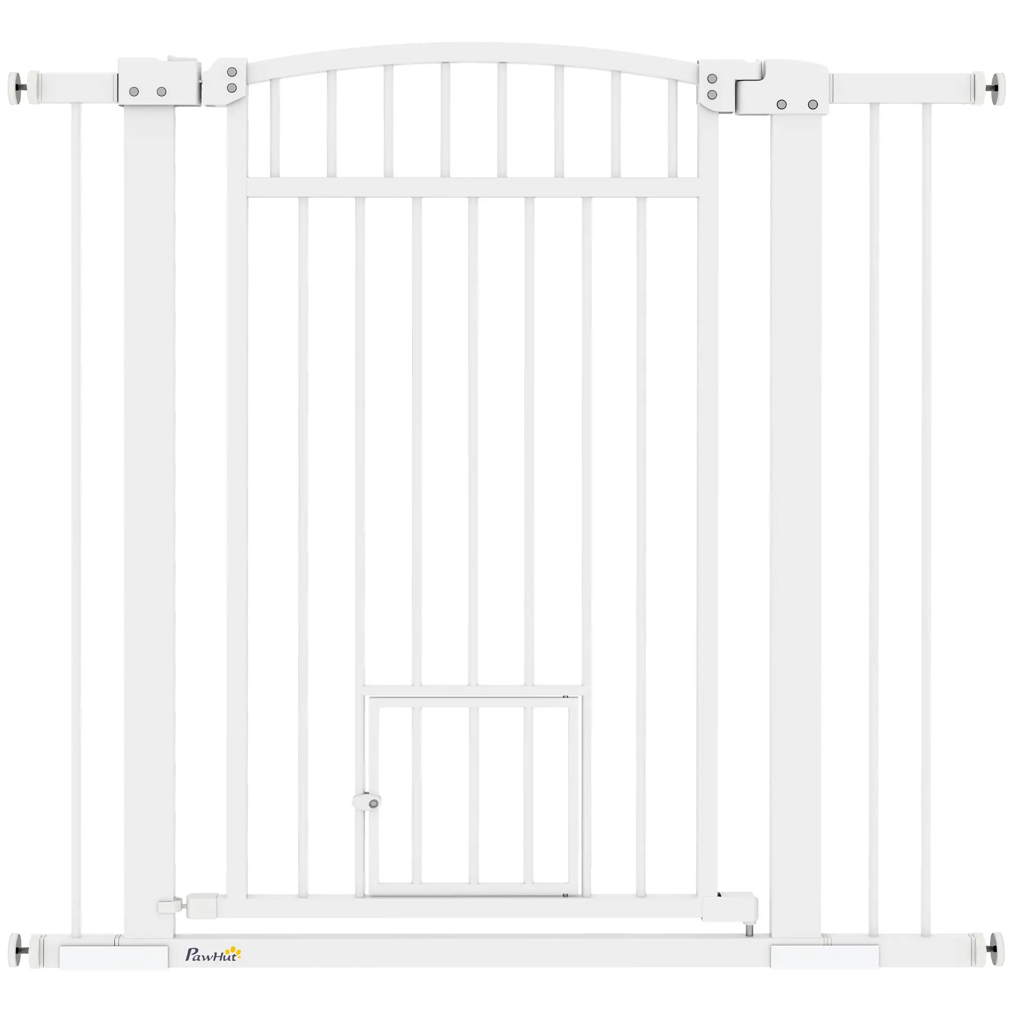 30-41 Inch Extra Wide Pet Gate, 37 Inch H, Small Door, Extension Kit - Image 11