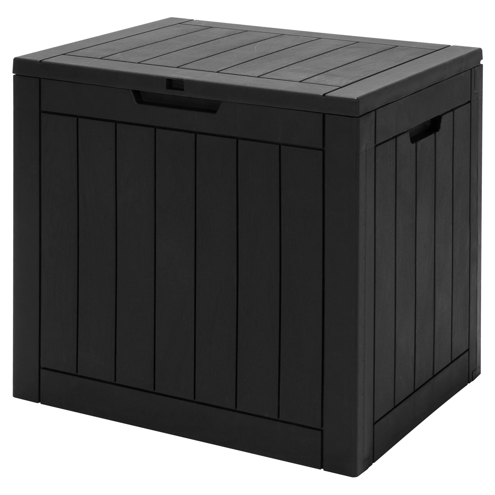 30 Gallon Deck Box, Storage Seating Container, Black - Image 4