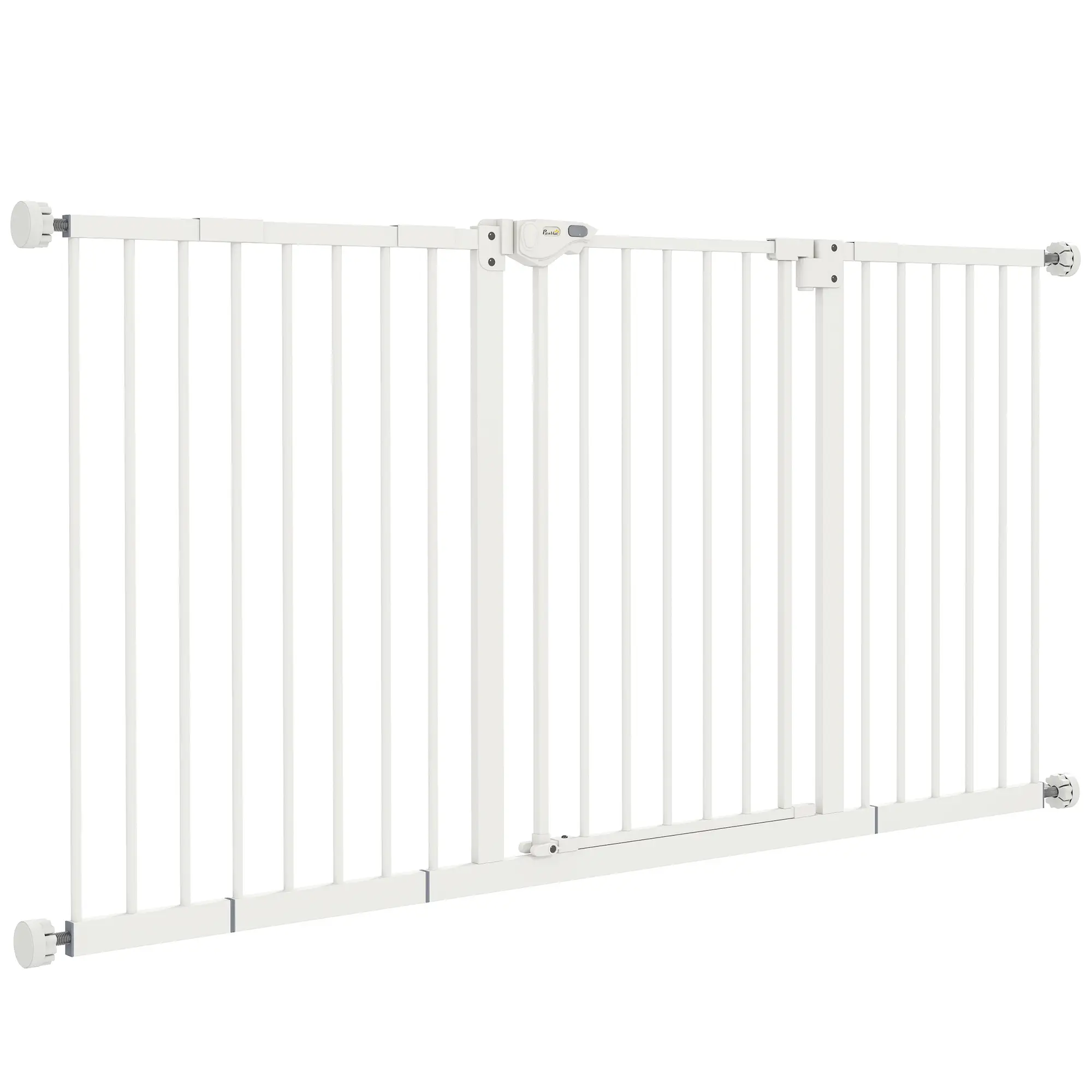 30 Inch Pet Gate with Door, 7", 8", 12" Extensions Kit