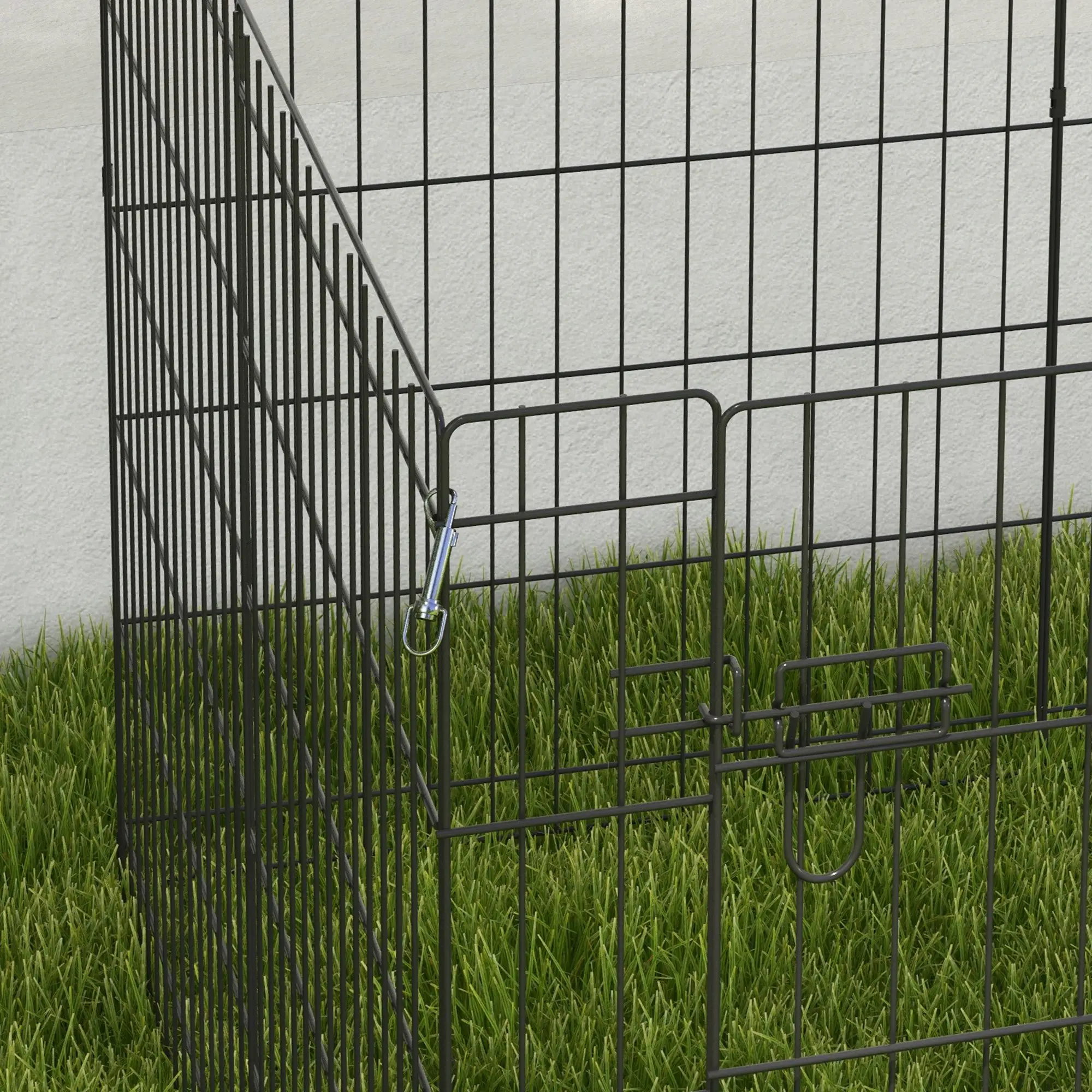 30inch Foldable Metal Pet Playpen, Dog Kennel Cage, 8 Panel - Image 10