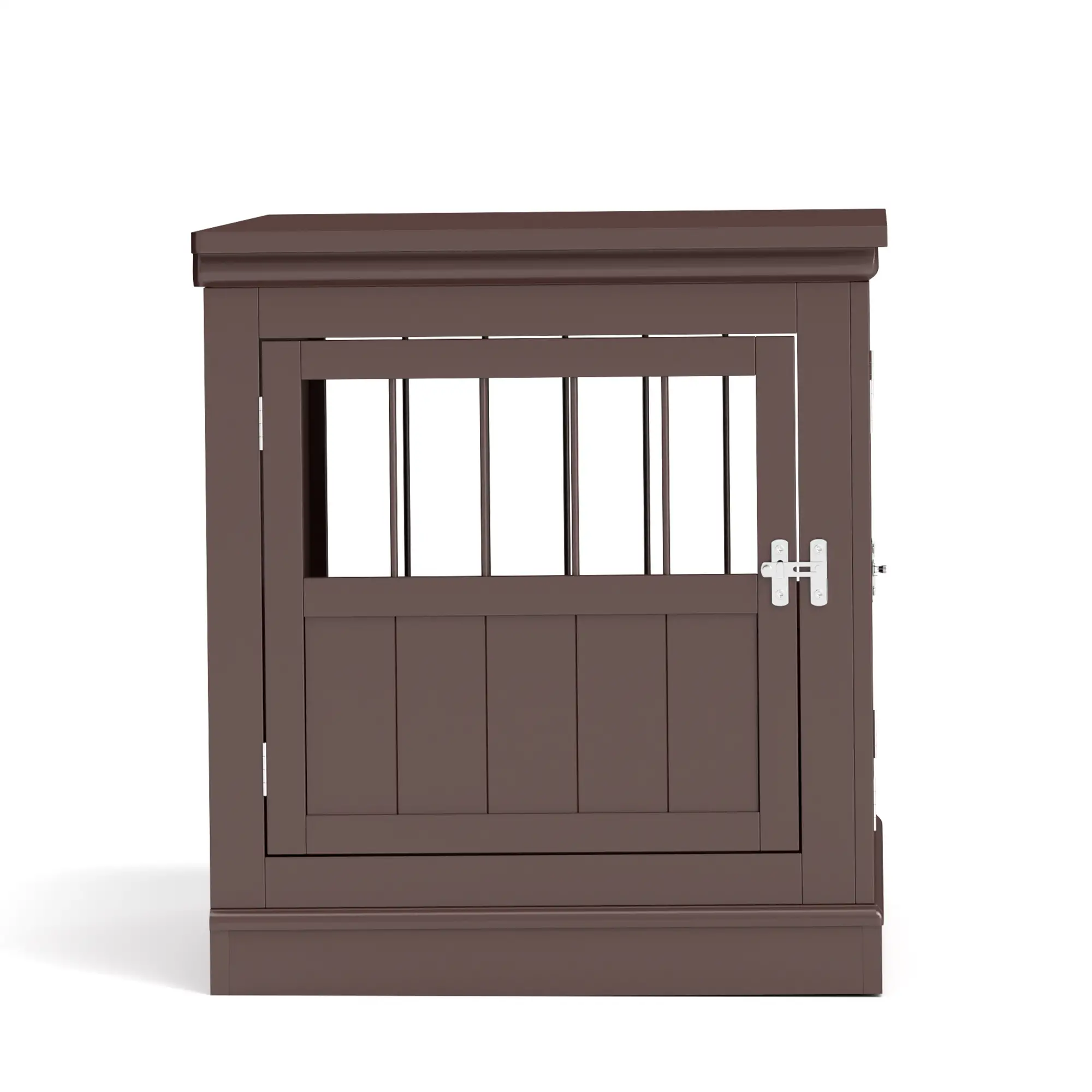 31" Dog Crate End Table, Three Doors, Small Dogs, Coffee - Image 10