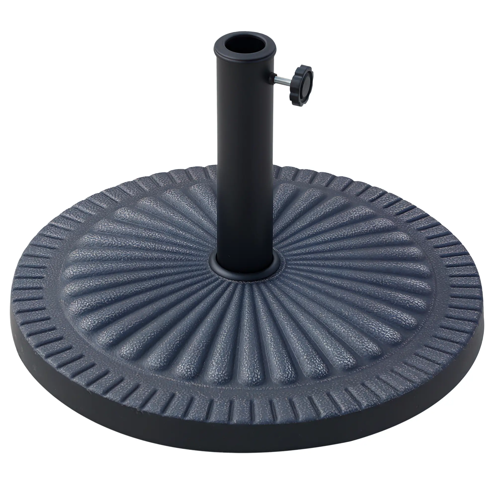31 lbs 19" Bronze Market Umbrella Base, Patio Stand, Bronze