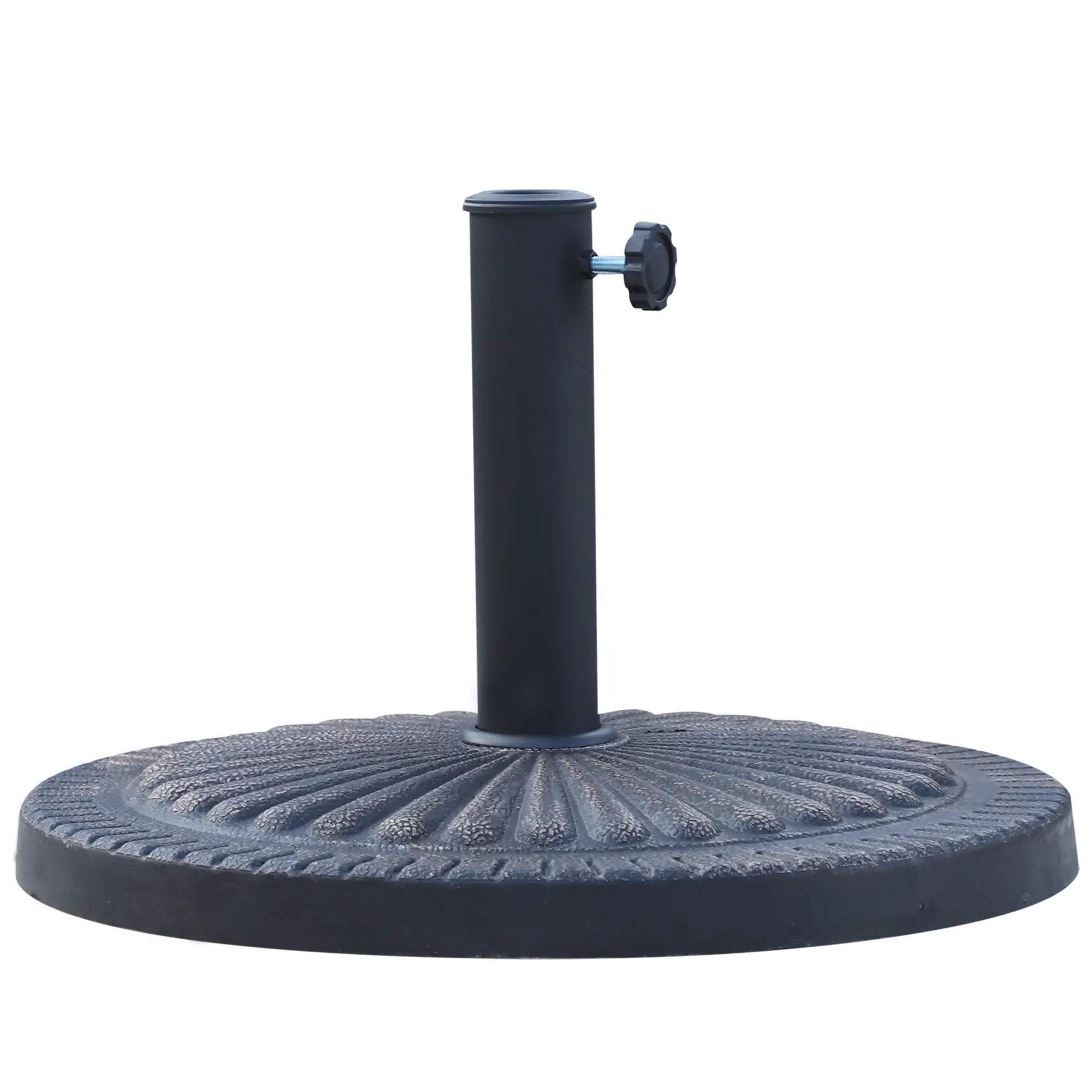 31 lbs 19" Bronze Market Umbrella Base, Patio Stand, Bronze - Image 11