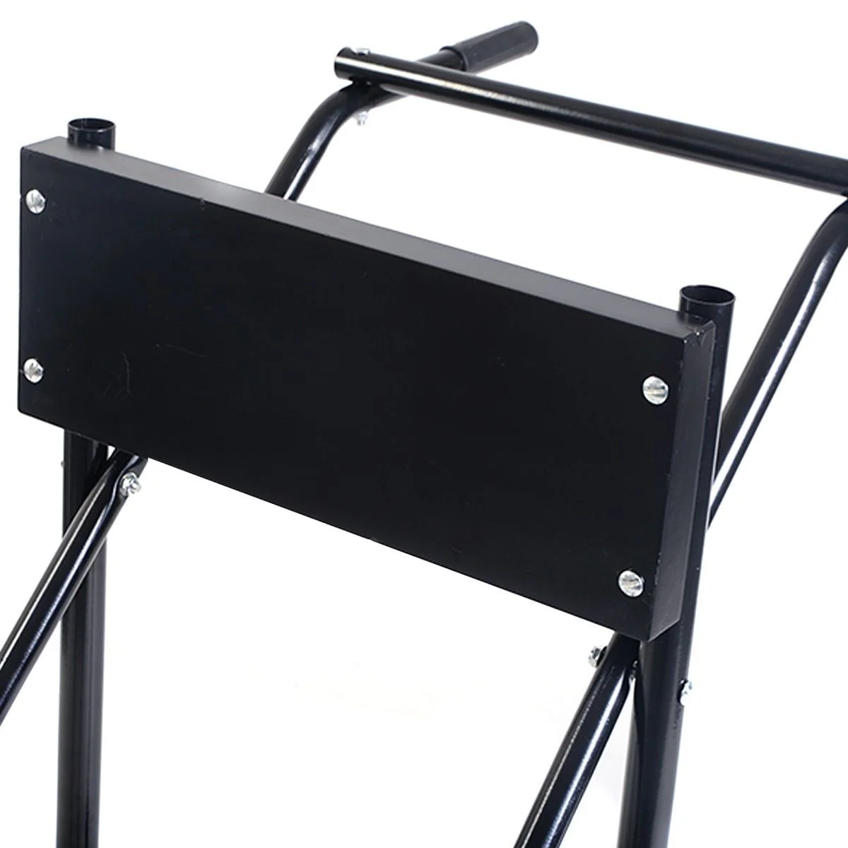 315 LBS Outboard Boat Motor Stand Carrier Cart Dolly Storage Pro Heavy Duty, Black - Image 9