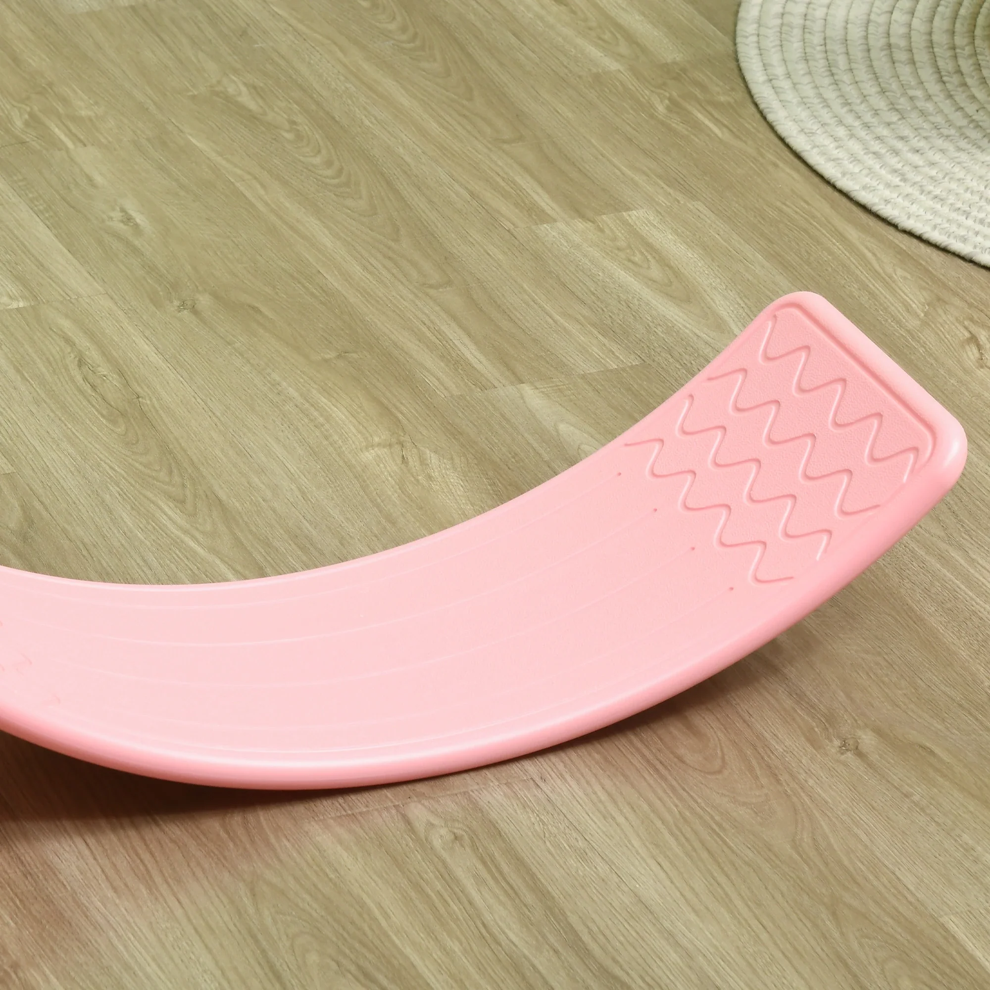 32.3" Balance Board, Wobble Board, Kids Rocker, Montessori Toy, Pink - Image 10