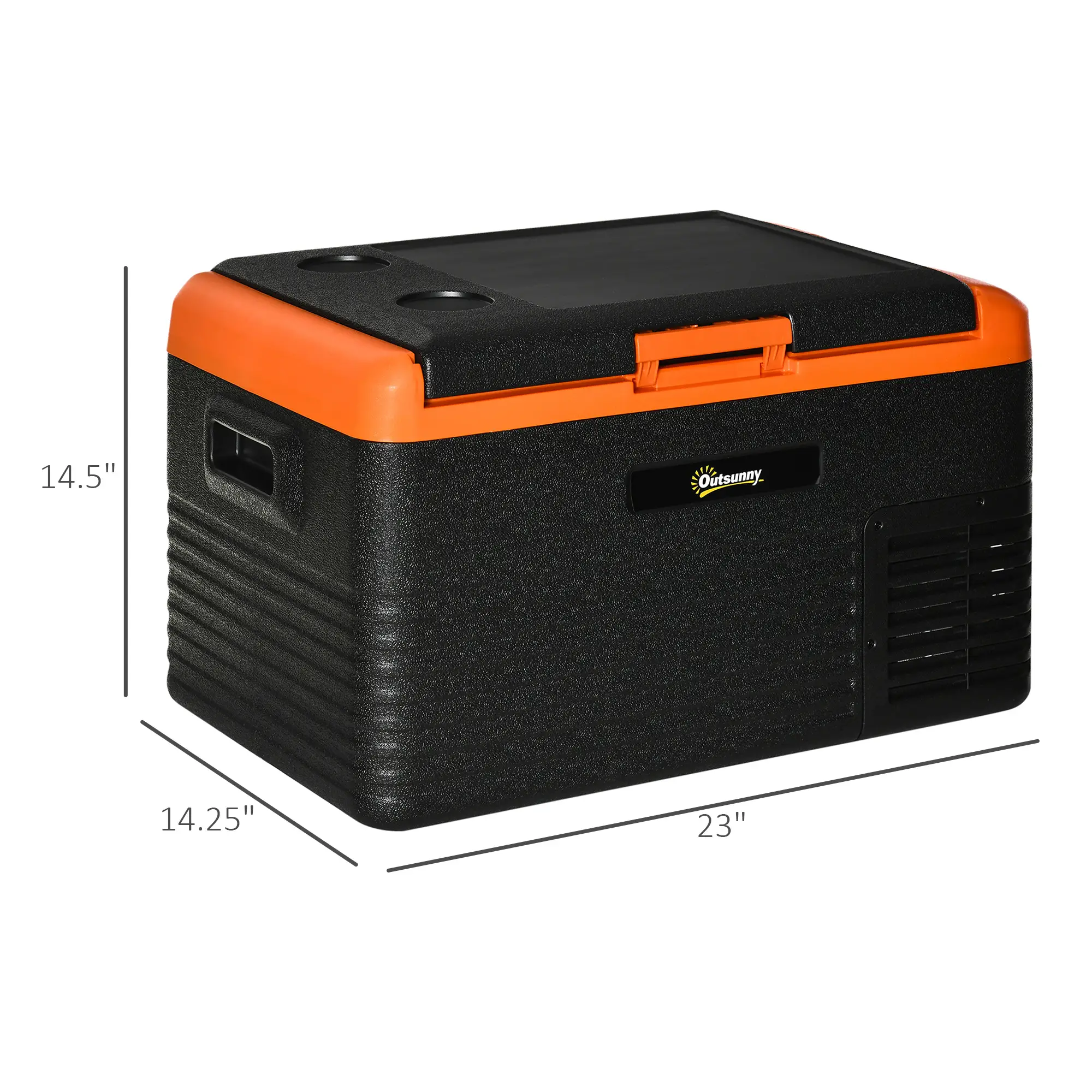 32 Quart Car Fridge, Portable Freezer, Electric Cooler Box, 12/24V DC, 100-240V AC - Image 3
