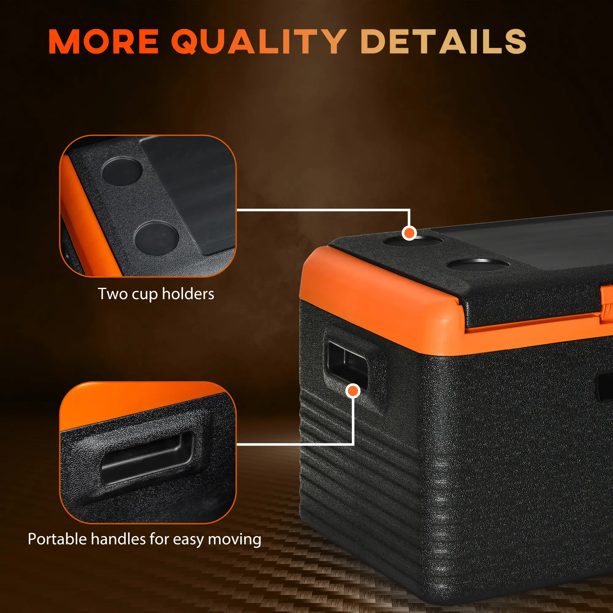 32 Quart Car Fridge, Portable Freezer, Electric Cooler Box, 12/24V DC, 100-240V AC - Image 7