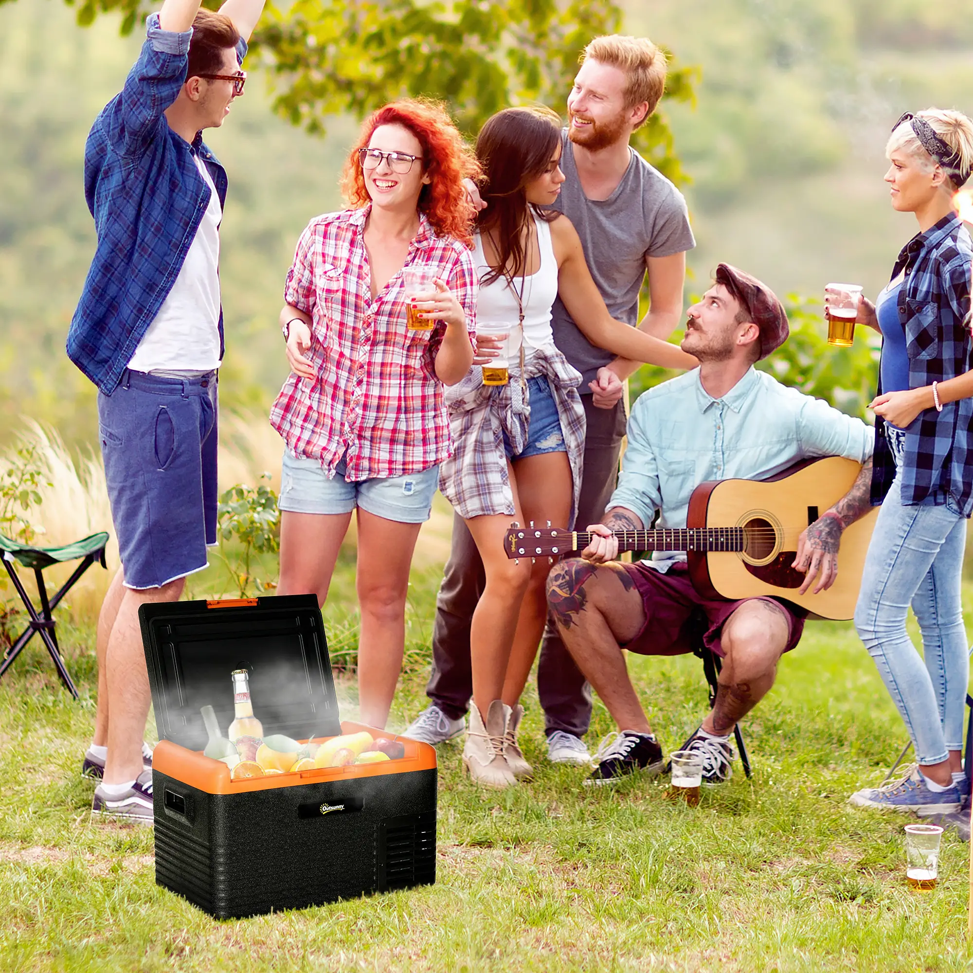 32 Quart Car Fridge, Portable Freezer, Electric Cooler Box, 12/24V DC, 100-240V AC - Image 8
