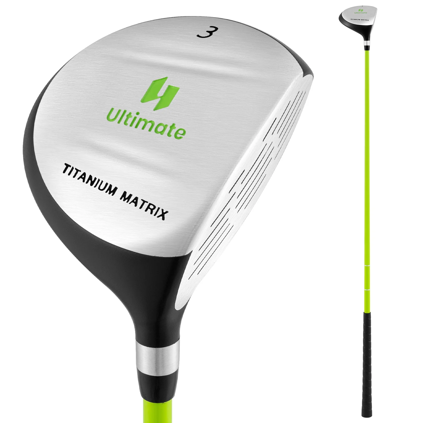 34 Inch 165CC Junior Fairway Wood Golf Club, Green - Image 5