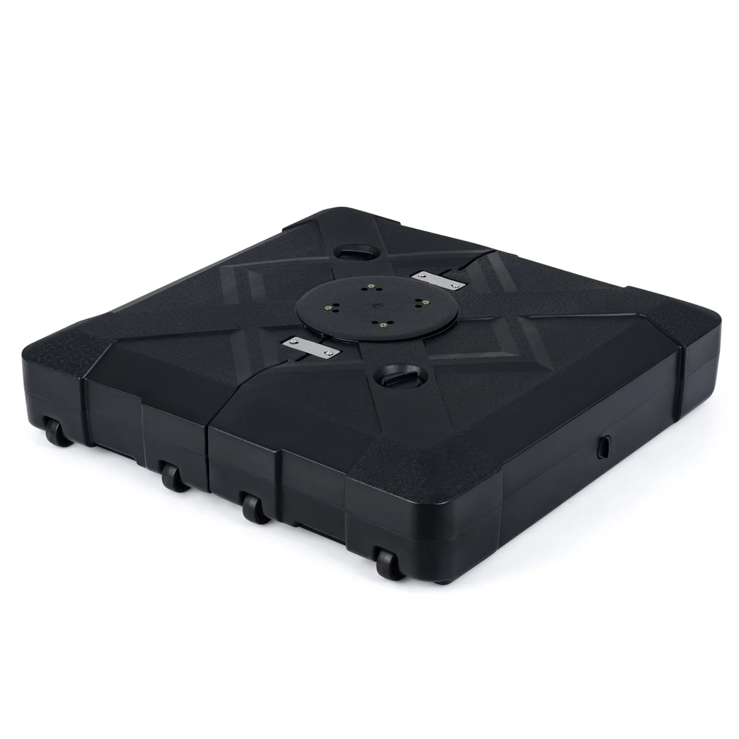 34" X 34" Cantilever Patio Umbrella Base With 4 Wheels