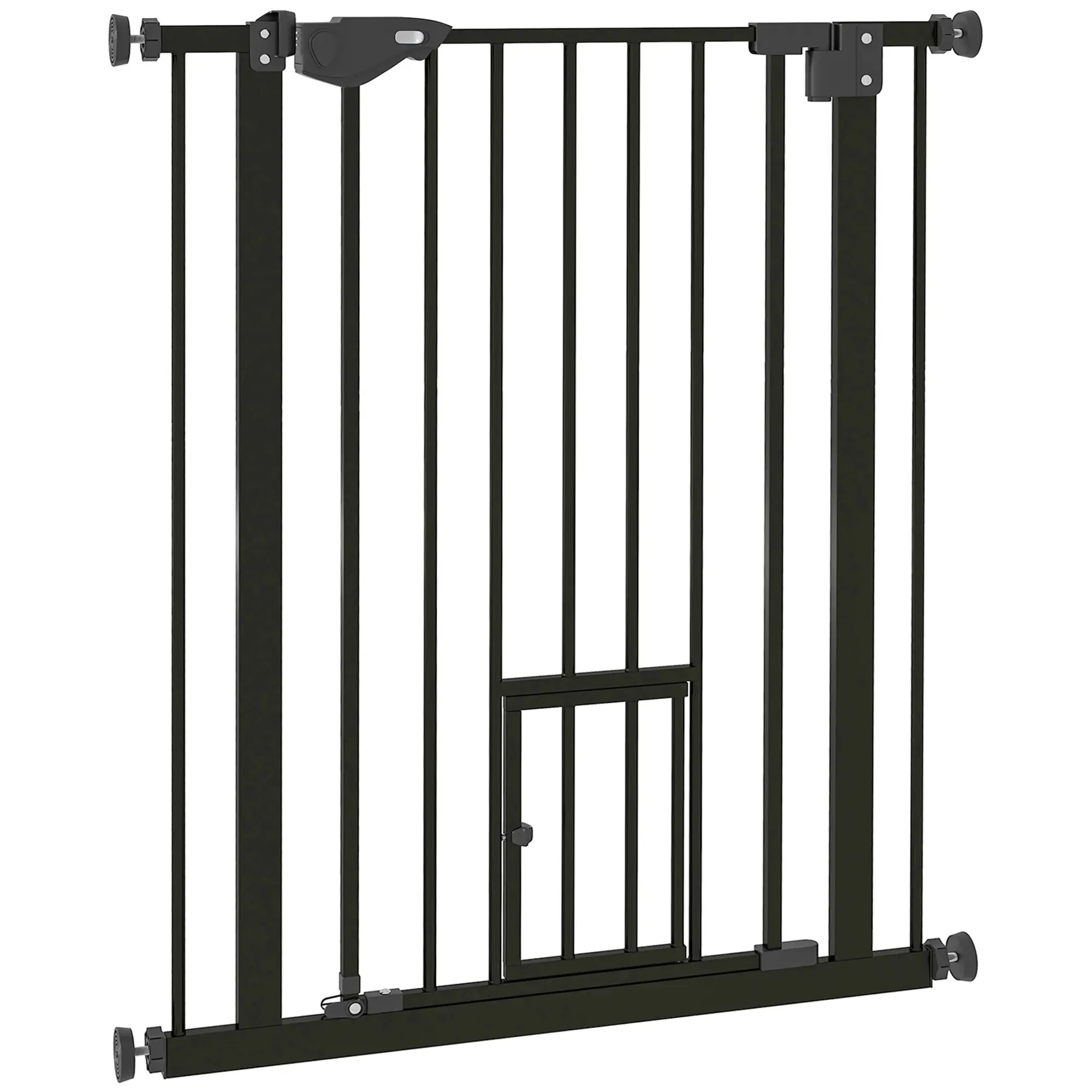 36" Indoor Dog Gate for Doorways, House, Stairs, Black - Image 11