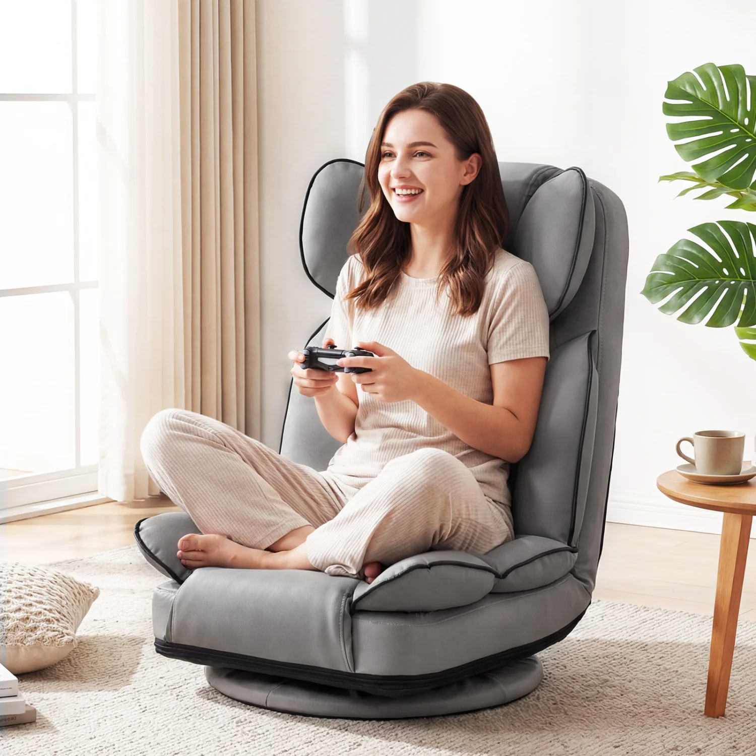 360° Swivel Floor Gaming Chair - Image 2