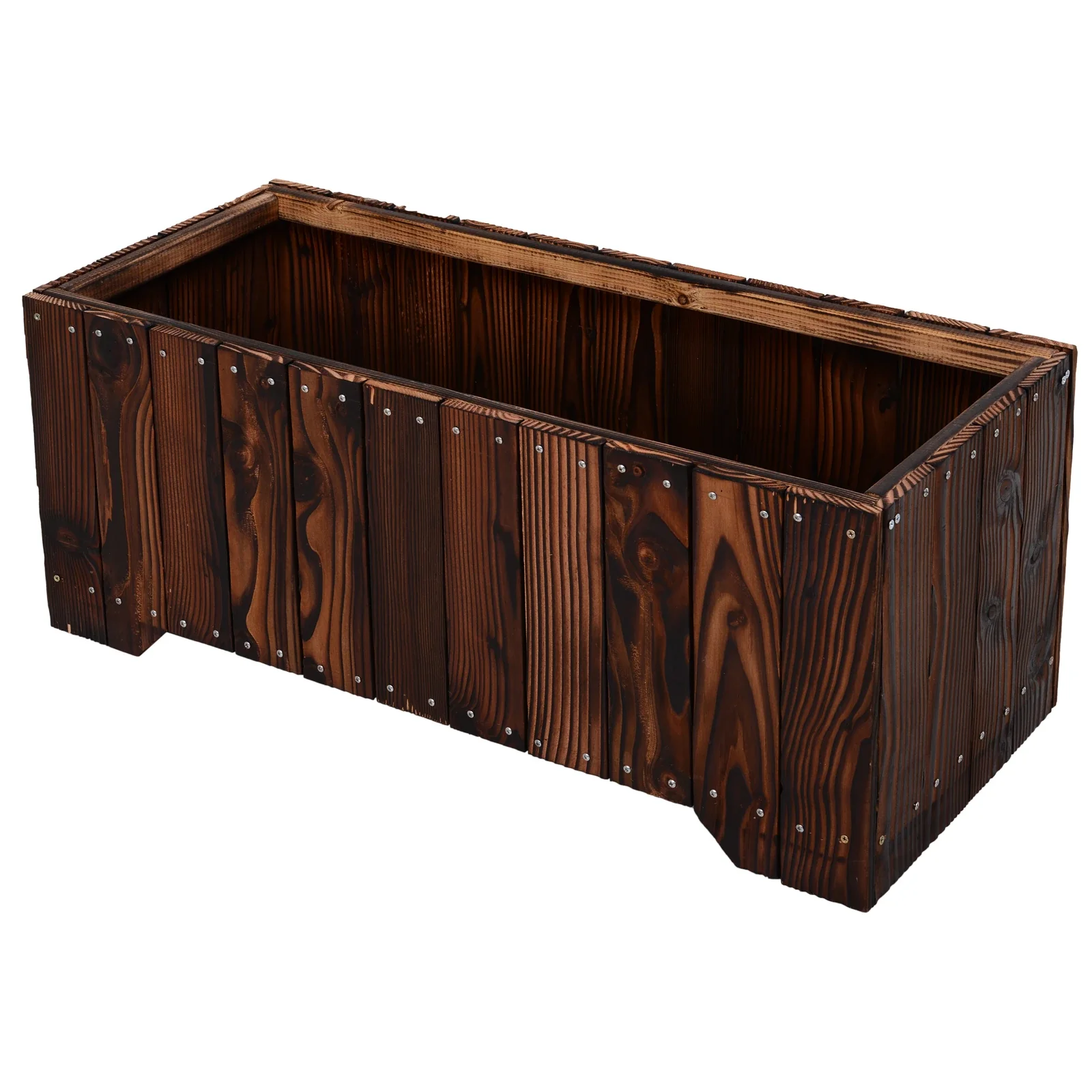 37.5"x15"x15.75" Raised Garden Bed, Wooden Planter for Outdoor Plants - Image 9