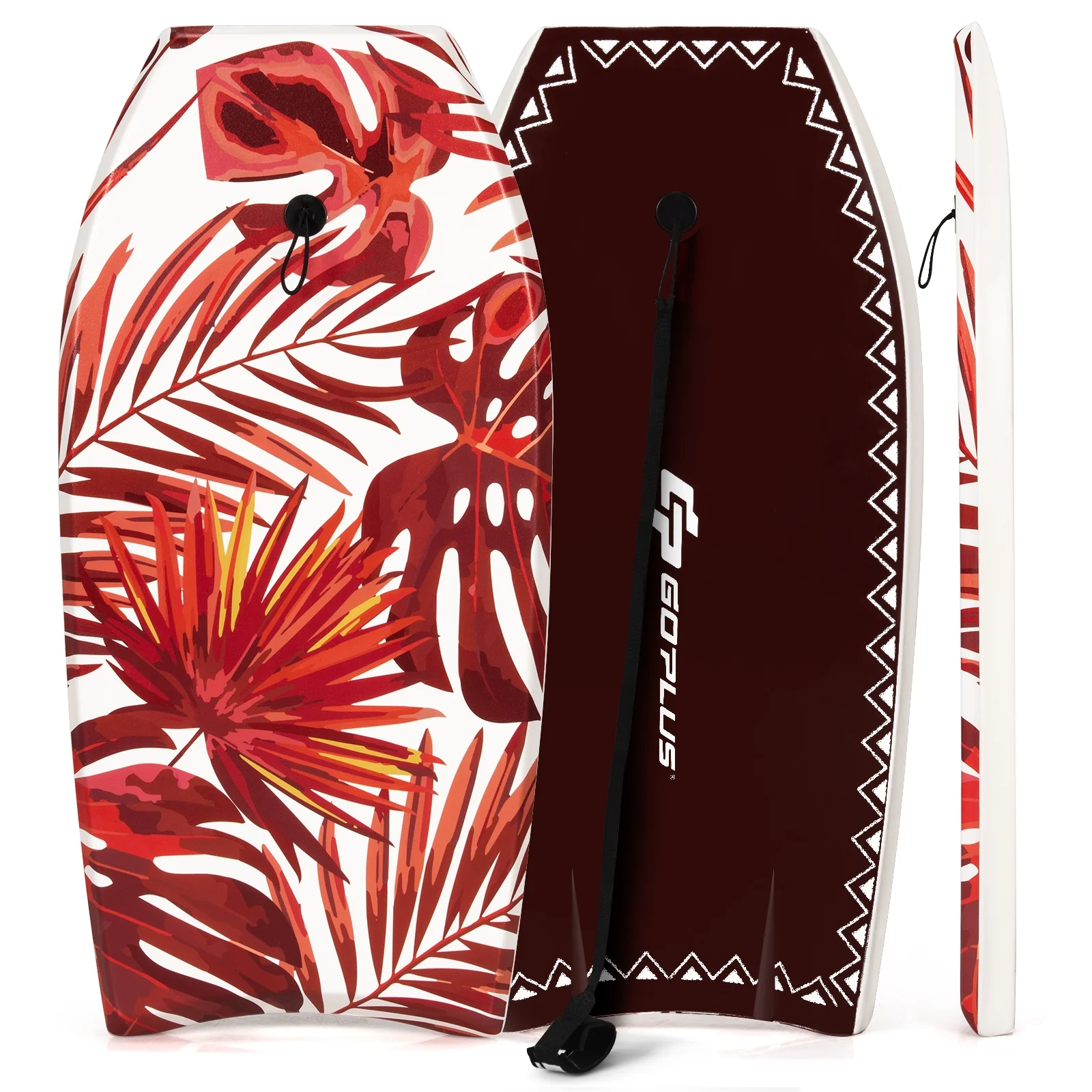 37 Inch Lightweight Surfboard With Fin EPS Core, Red