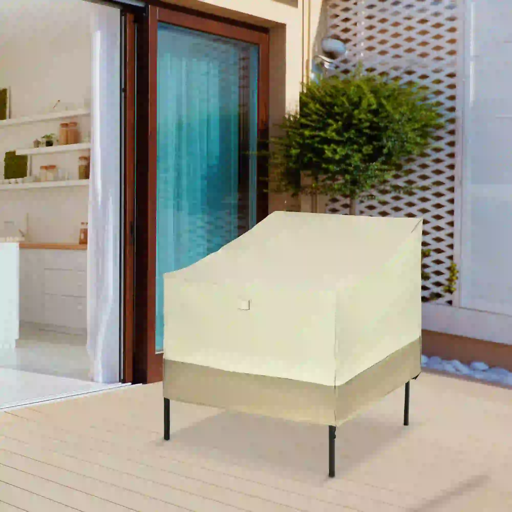 38.2-Inch Waterproof Chair Cover, Outdoor Patio Furniture Protector - Image 8