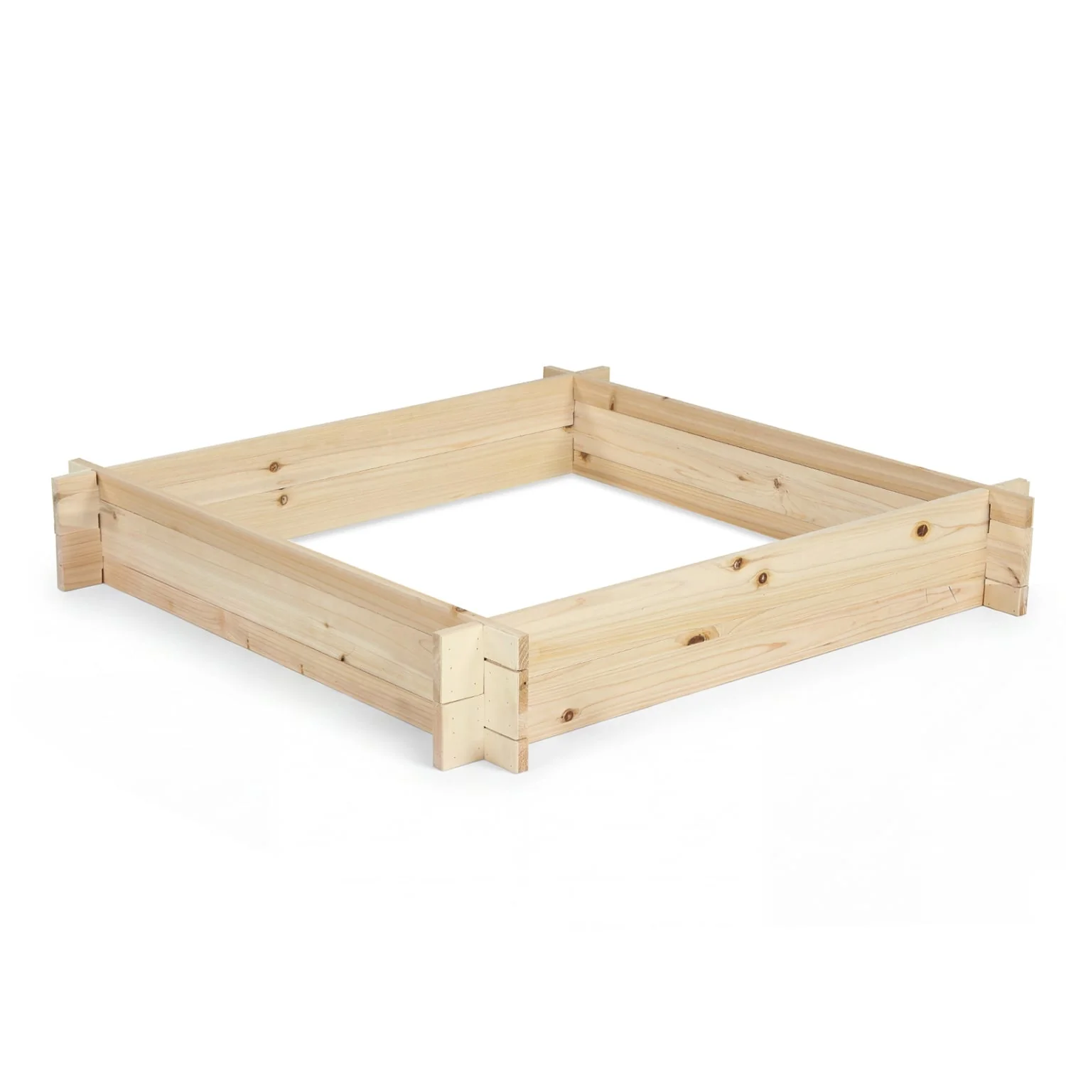 39.5In x 39.5In Square Wooden Raised Garden Bed - Image 4
