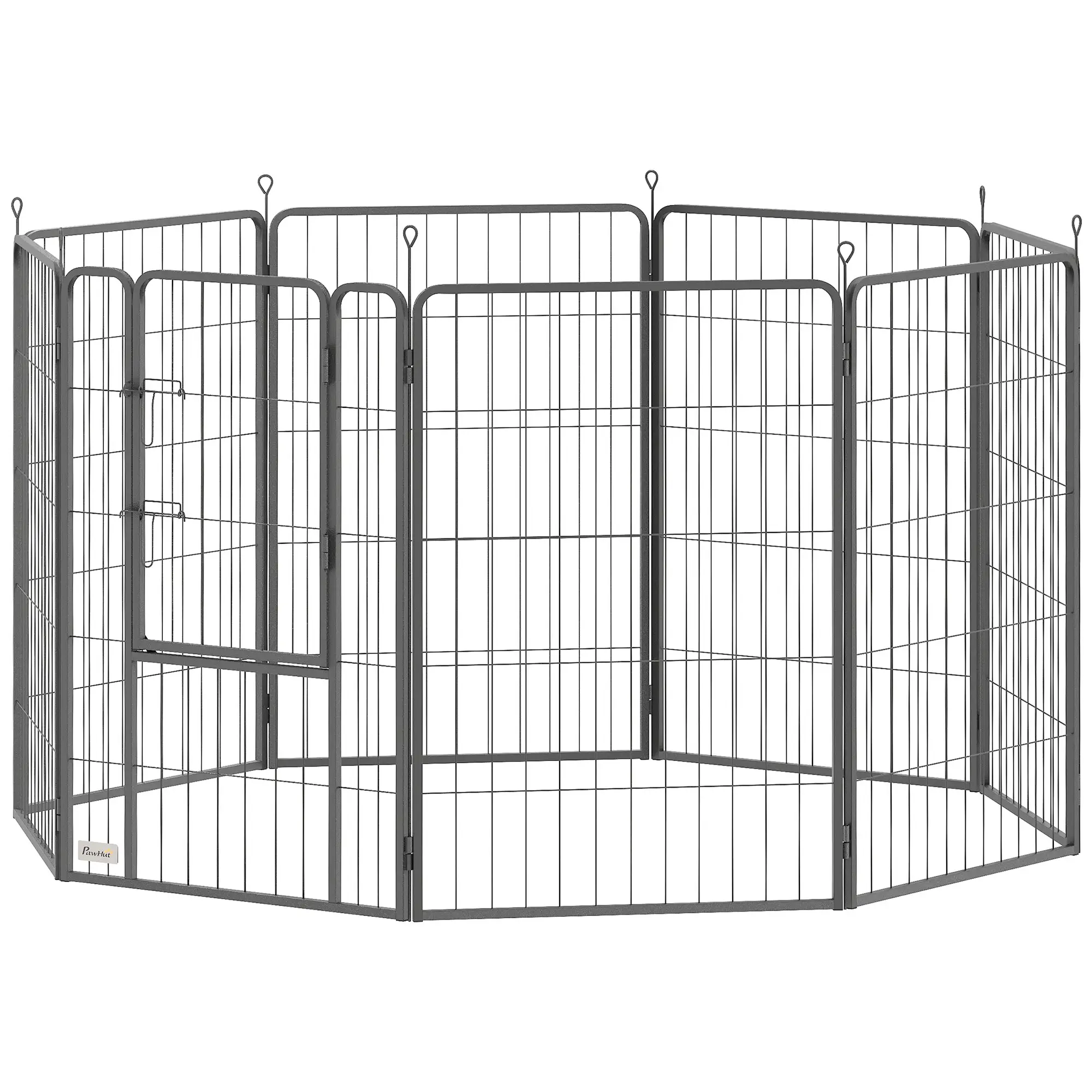 39" Dog Playpen, Portable Foldable 8 Panels, Indoor Outdoor, Large Dogs