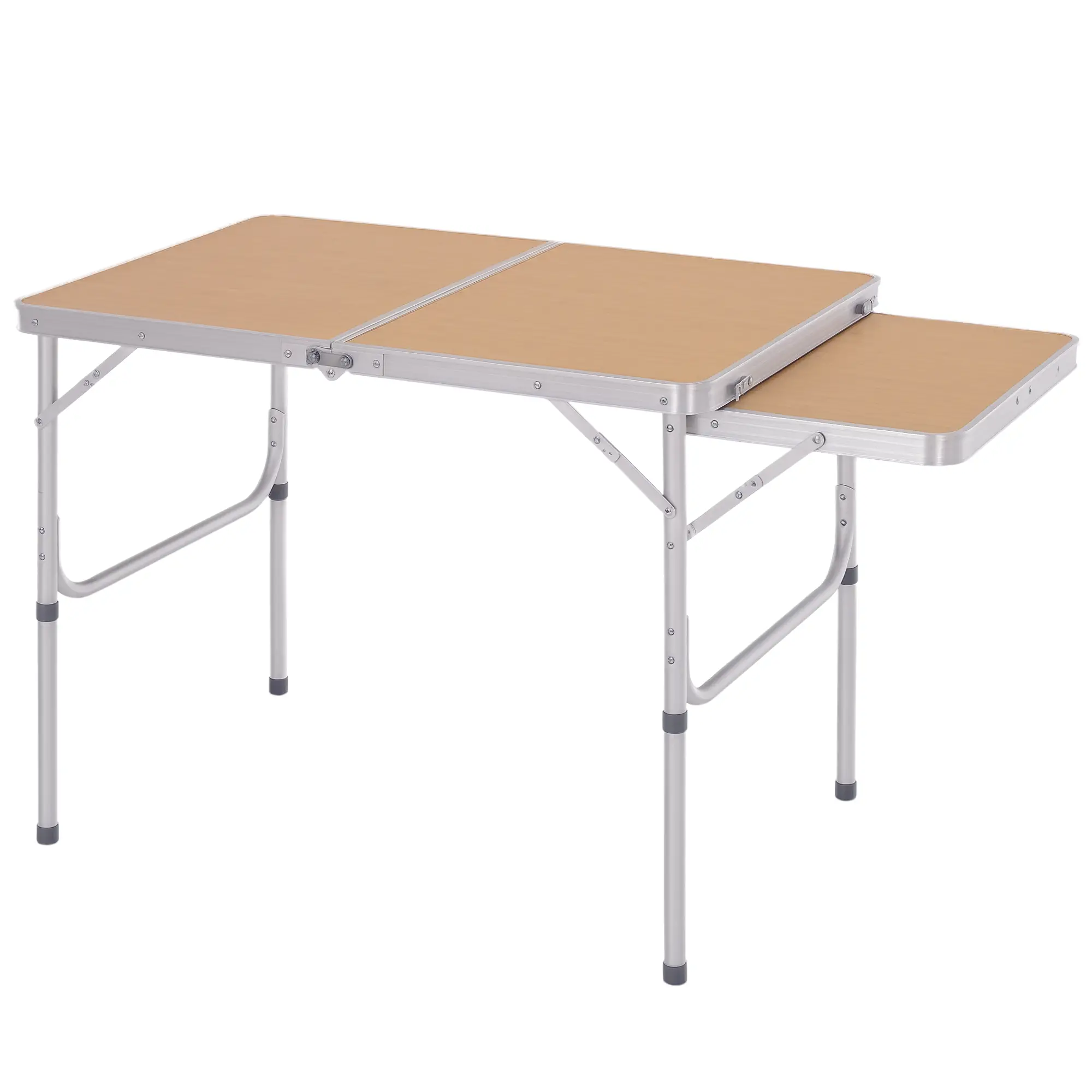 3ft Aluminum Folding Picnic Table, Portable Outdoor, 2 Adjustable Height - Image 11