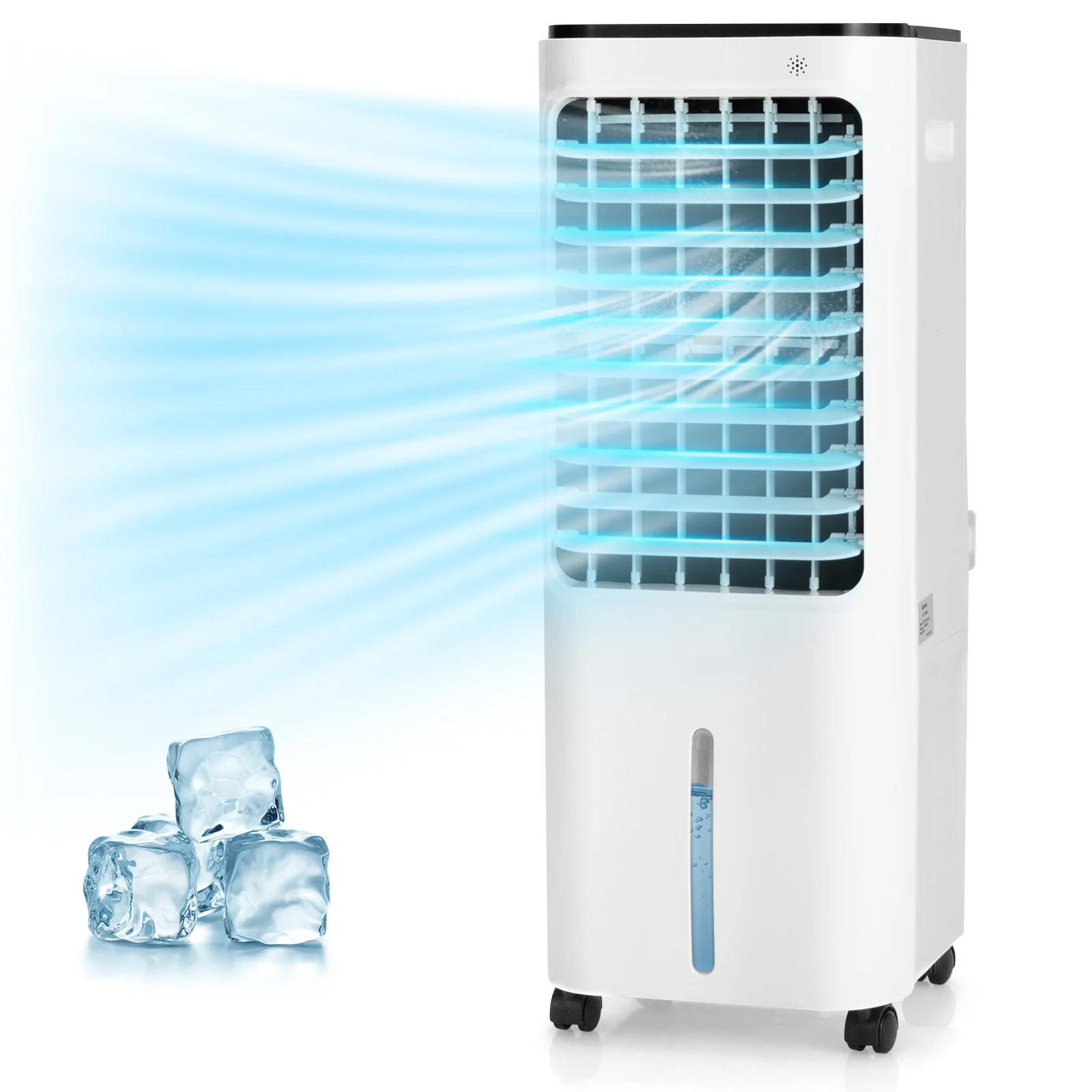 4-In-1 Evaporative Air Cooler, 12L Tank, 4 Ice Boxes, White - Image 5