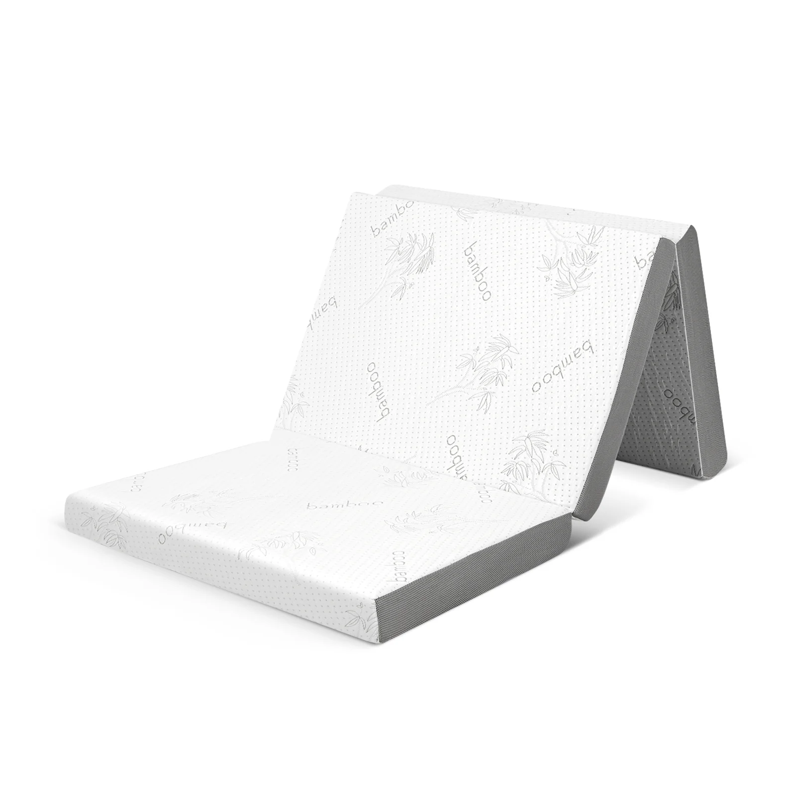 4 Inch Tri-Fold Cooling Gel Memory Foam Mattress, Twin XL