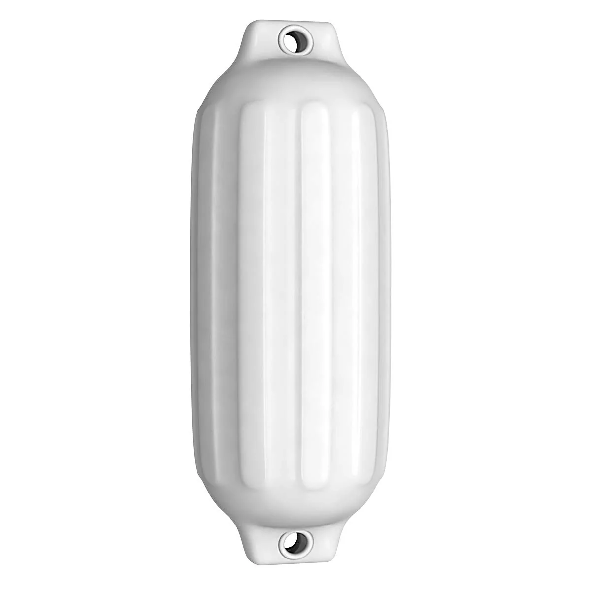 4 Ribbed Marine Boat Fender, 8.5" x 27", White - Image 5