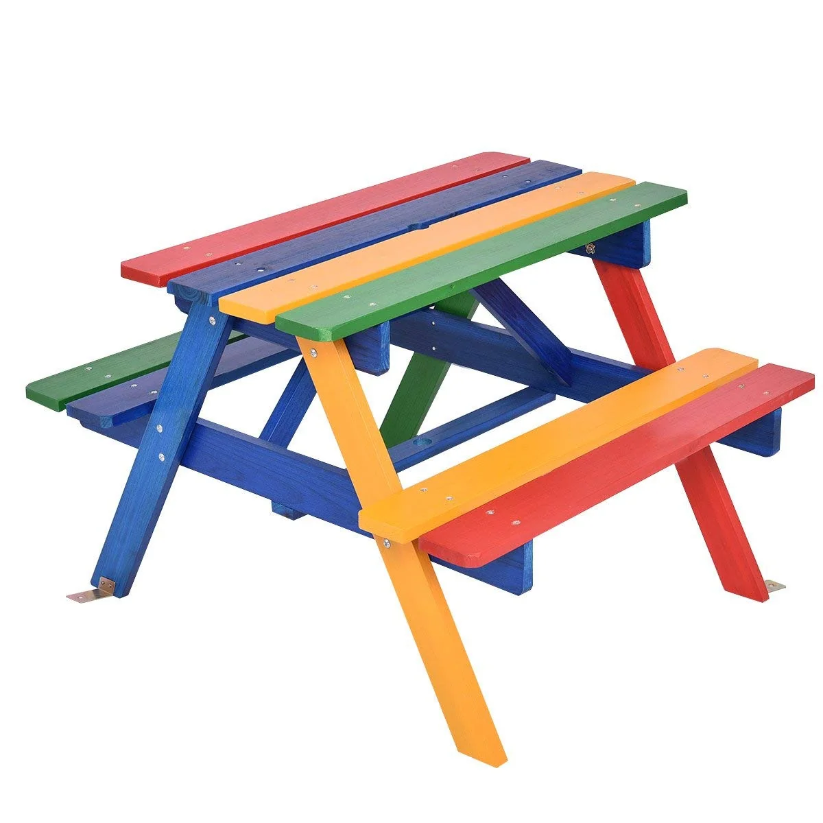 4 Seat Kids Picnic Folding Garden Umbrella Table - Image 8