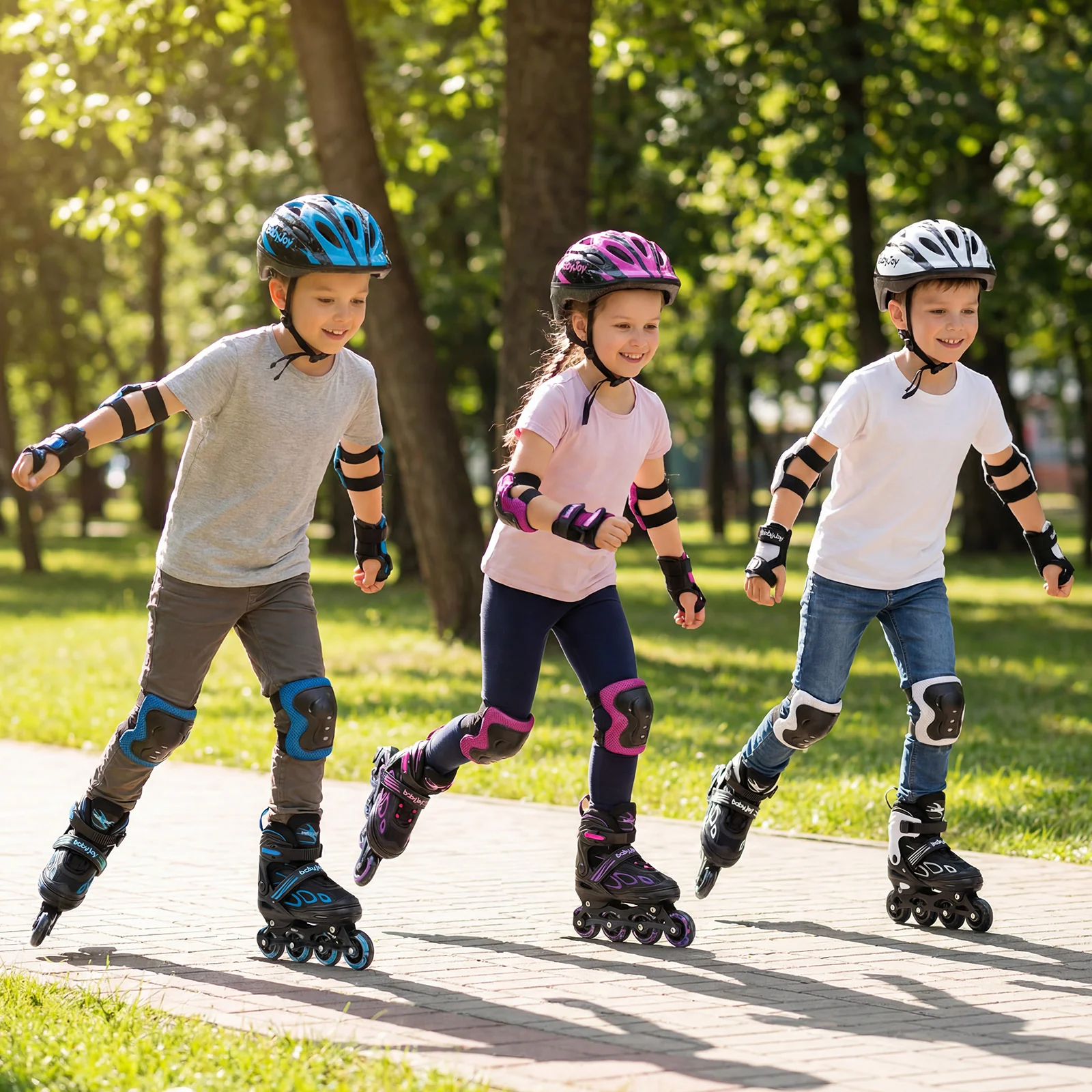4 Sizes Adjustable Blade Roller with Light-up Wheels for Youth, Purple - Image 7