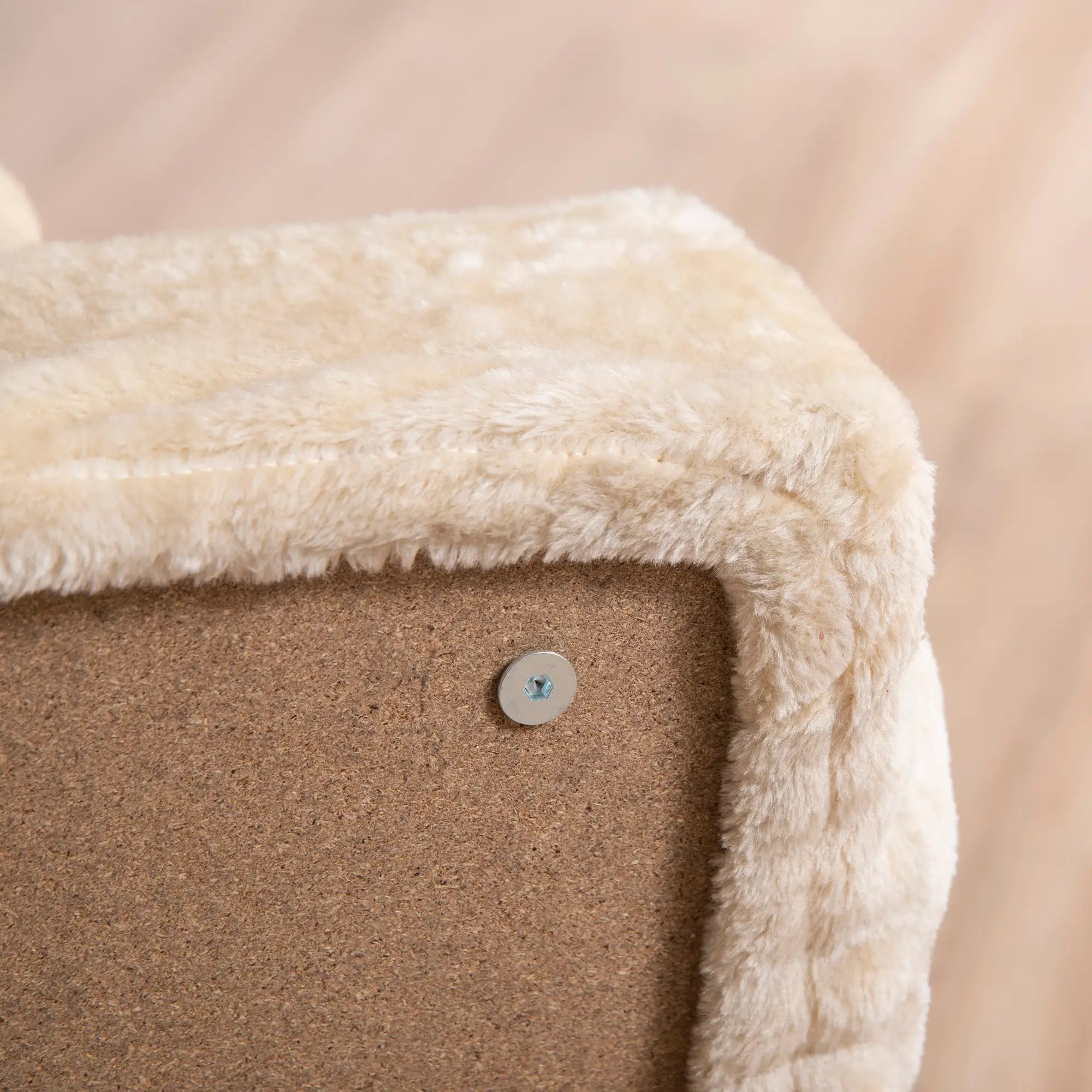 4-Step Dog Ramp for Sofa, Bed, Couch, Removable Cover, Beige - Image 10