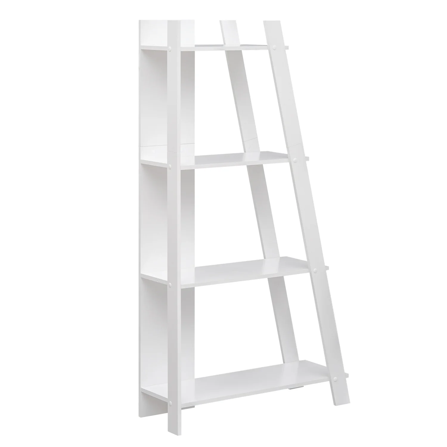 4-Tier Modern Bookshelf Wooden Vertical Display