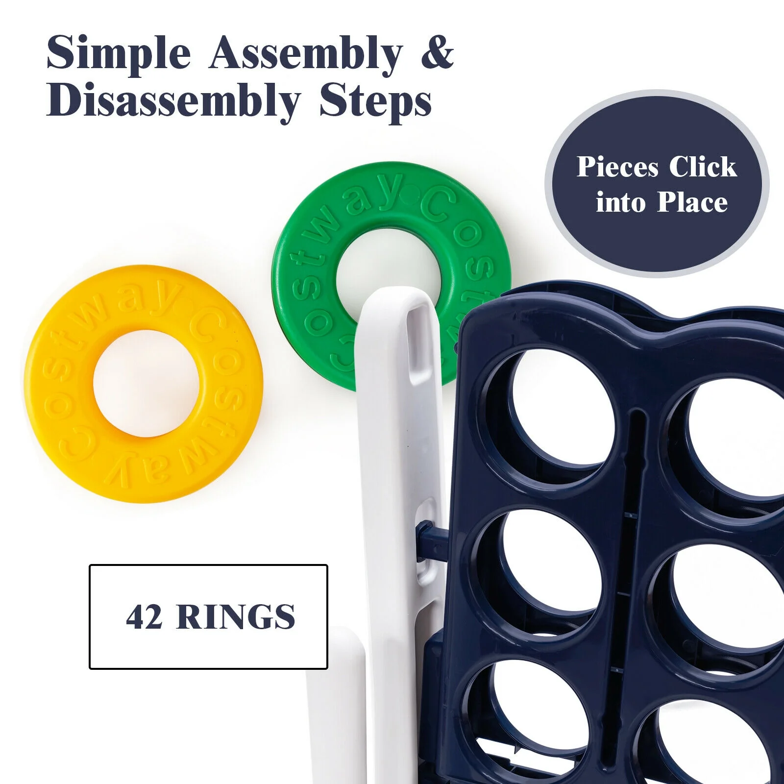 4-To-Score Giant 4 In A Row Game Set, Dark Blue - Image 6