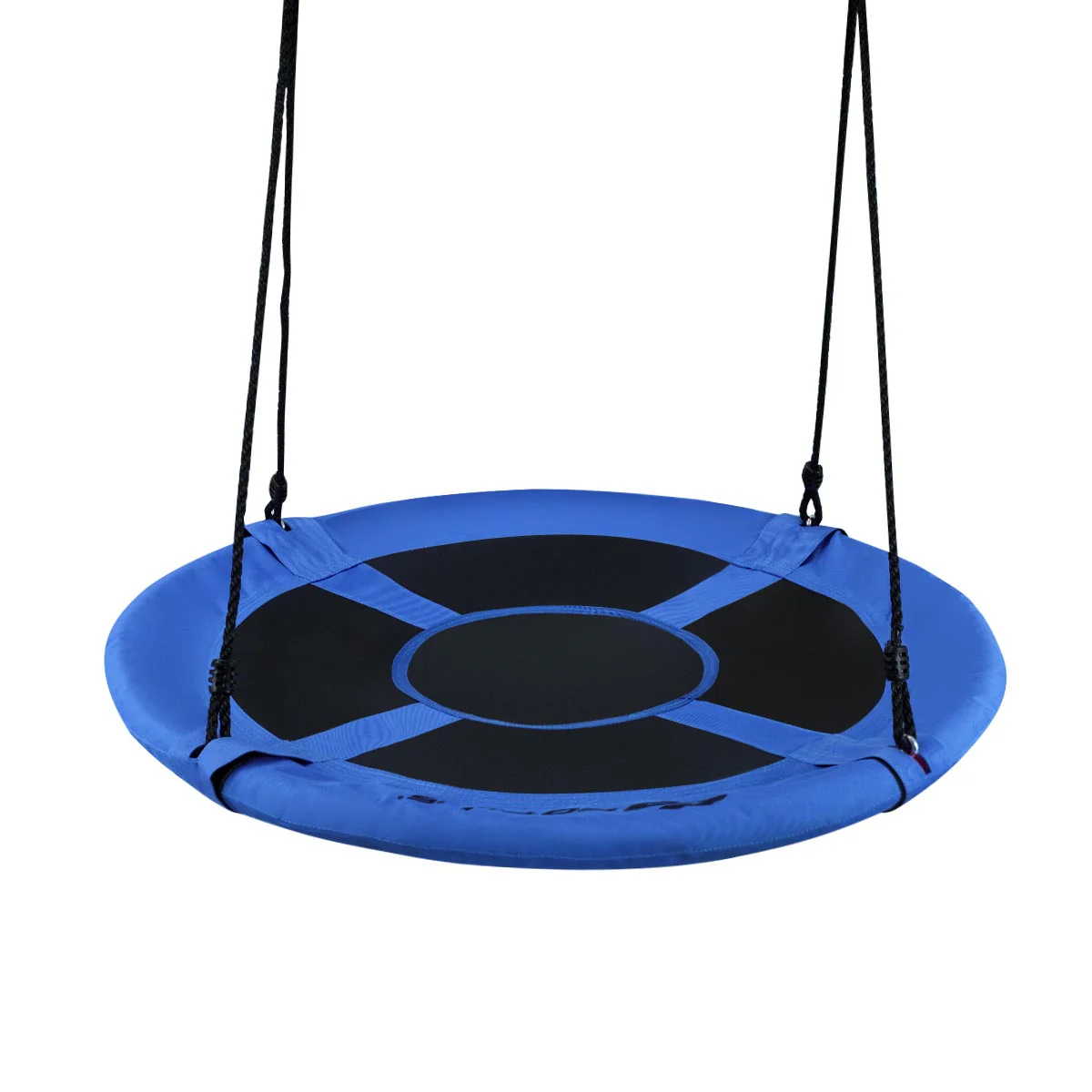 40 Inch Flying Saucer Tree Swing, Indoor Outdoor Play Set, Blue - Image 4