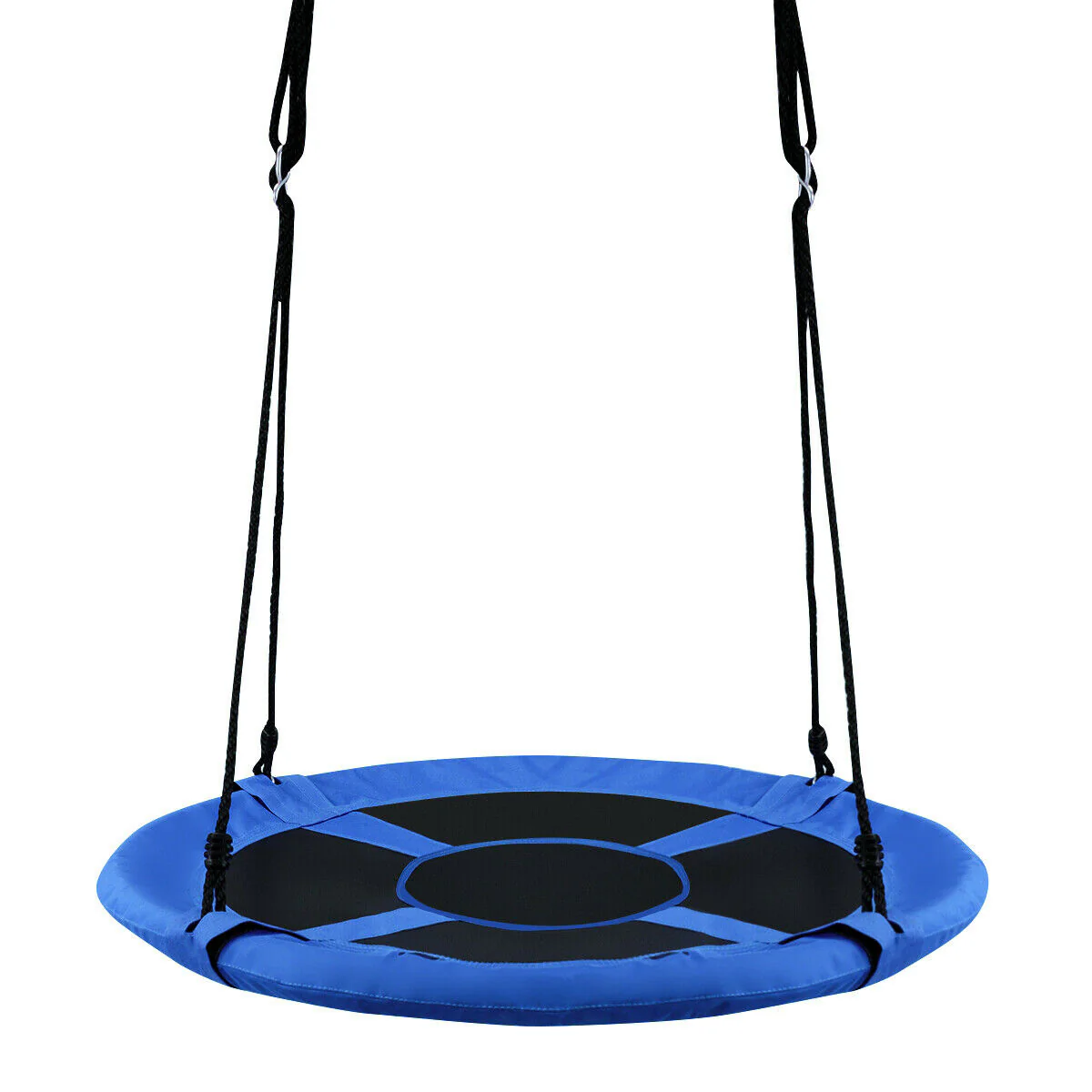 40 Inch Flying Saucer Tree Swing, Indoor Outdoor Play Set, Blue - Image 5